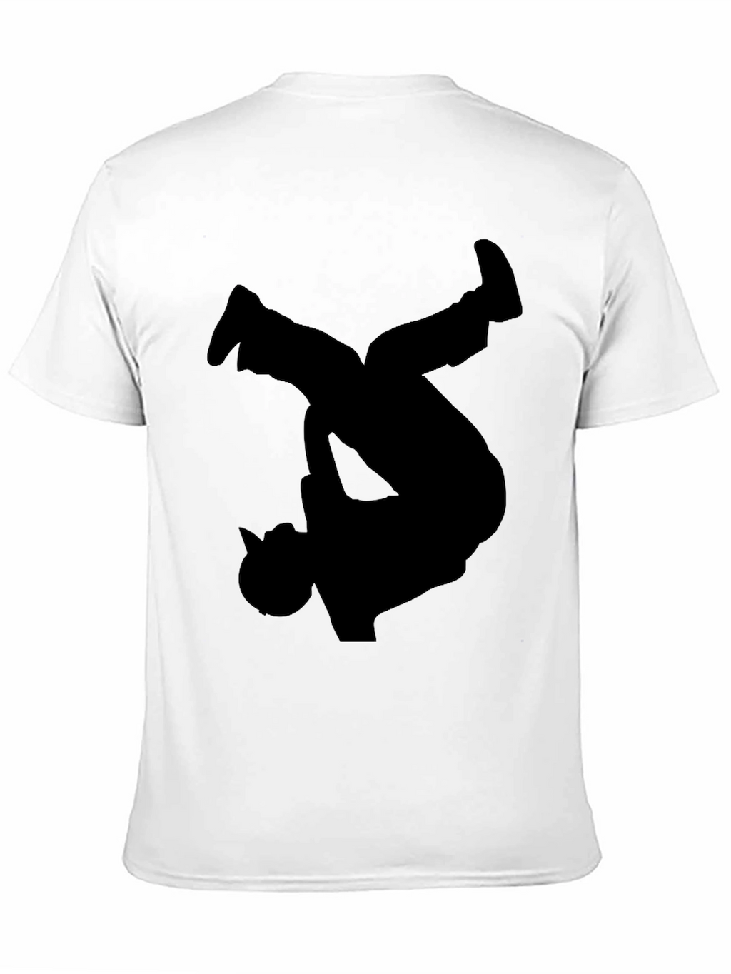 Breakdancer Silhouette Graphic Tee - Modern Style