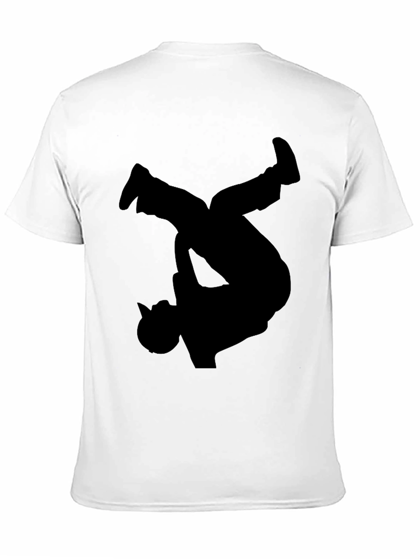 Breakdancer Silhouette Graphic Tee - Modern Style