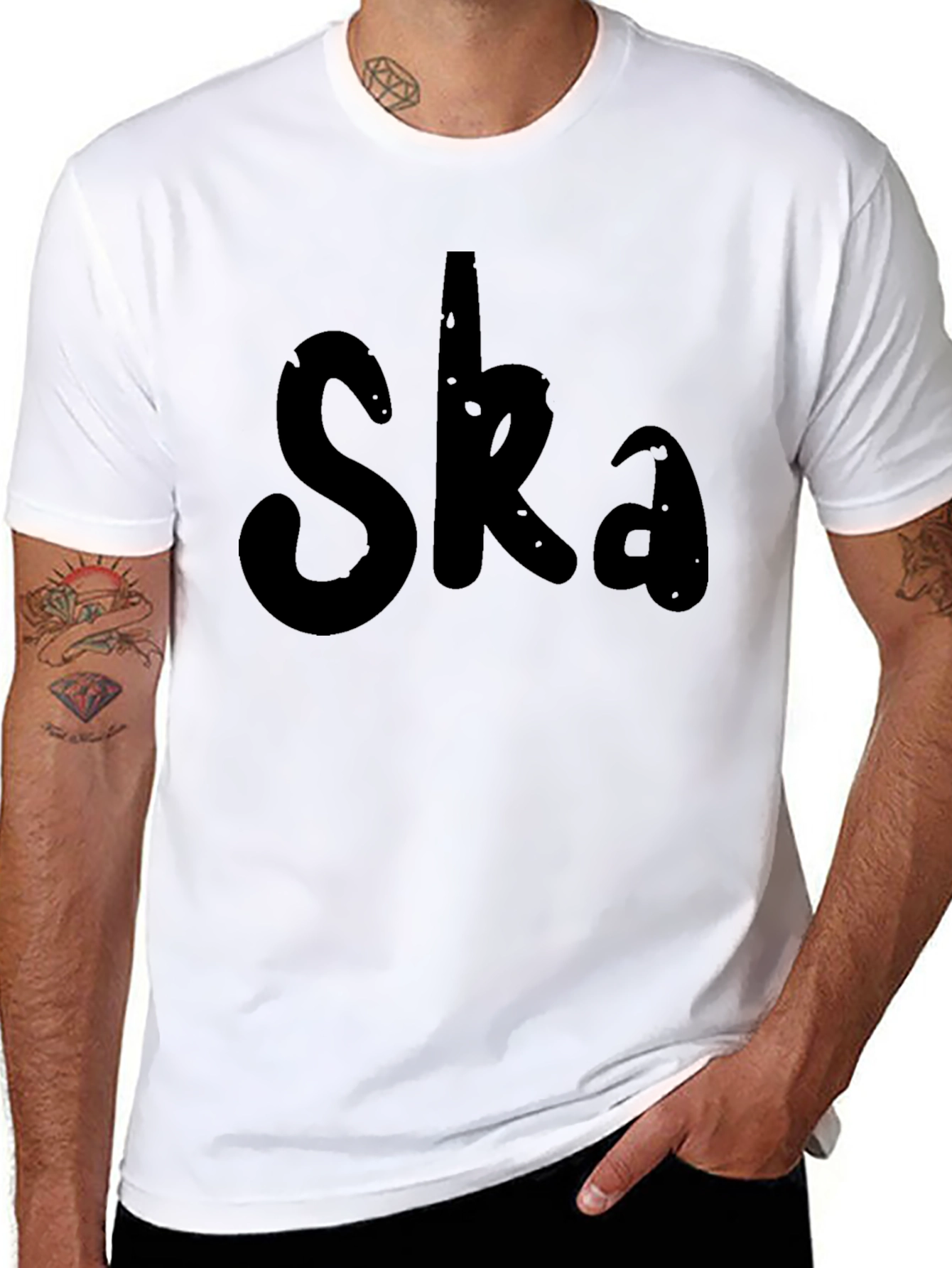 Ska Graphic Black T-Shirt