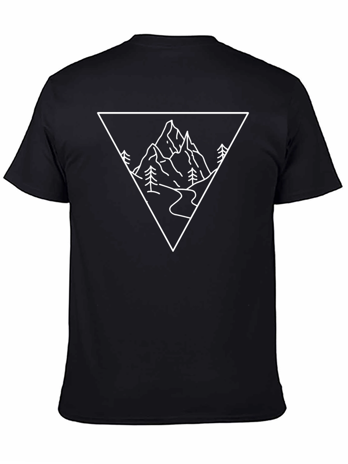Mountain Line Art Graphic Tee