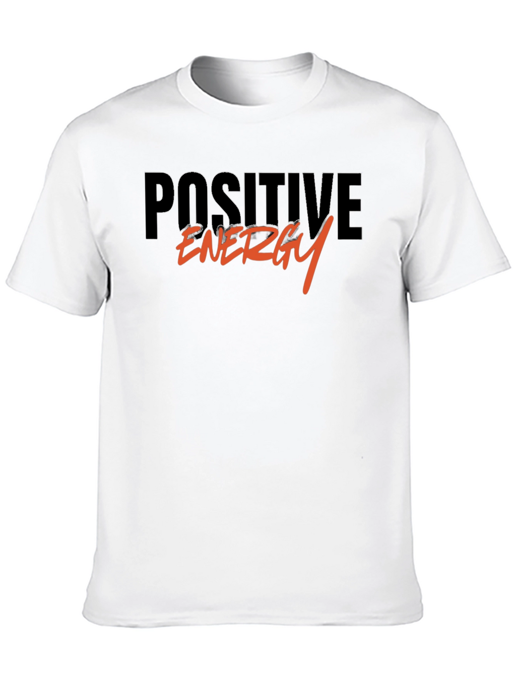 Positive Energy Graphic Black T-Shirt