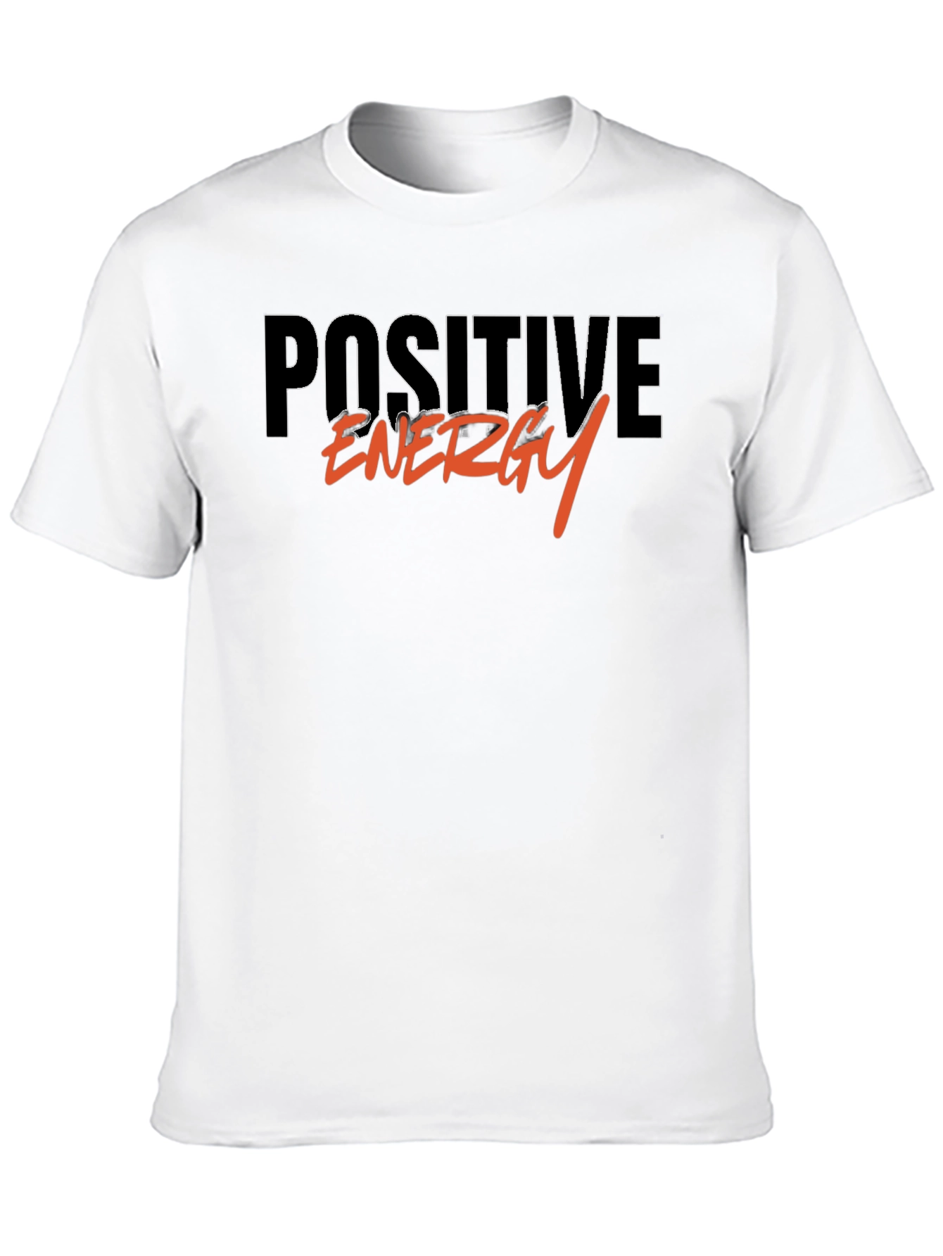 Positive Energy Graphic Black T-Shirt
