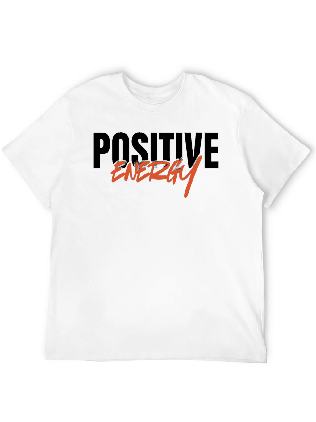 Positive Energy Graphic Black T-Shirt