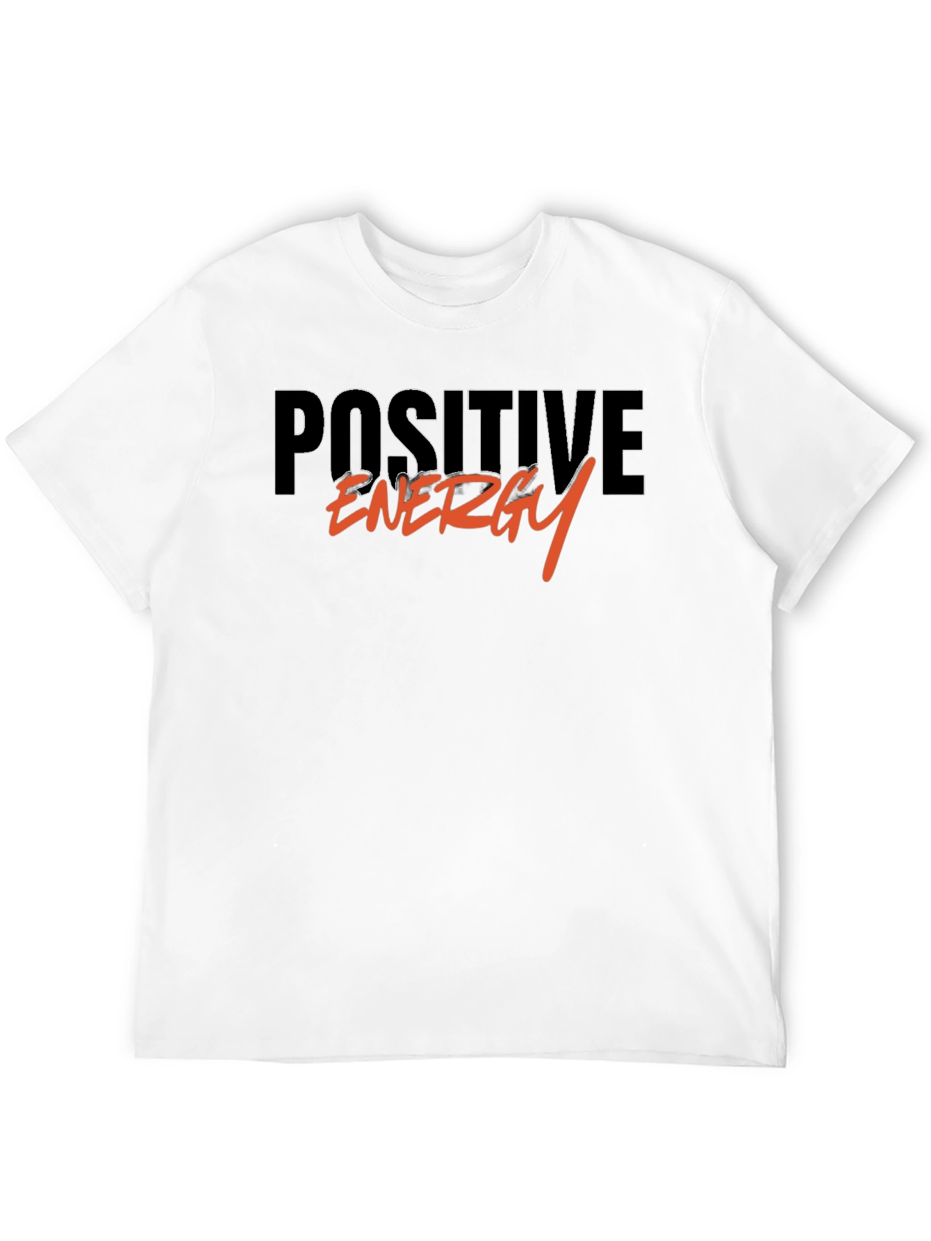 Positive Energy Graphic Black T-Shirt
