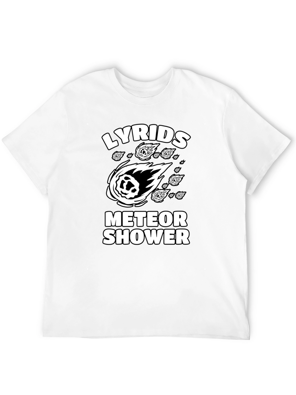 Lyrids Meteor Shower Graphic T-Shirt