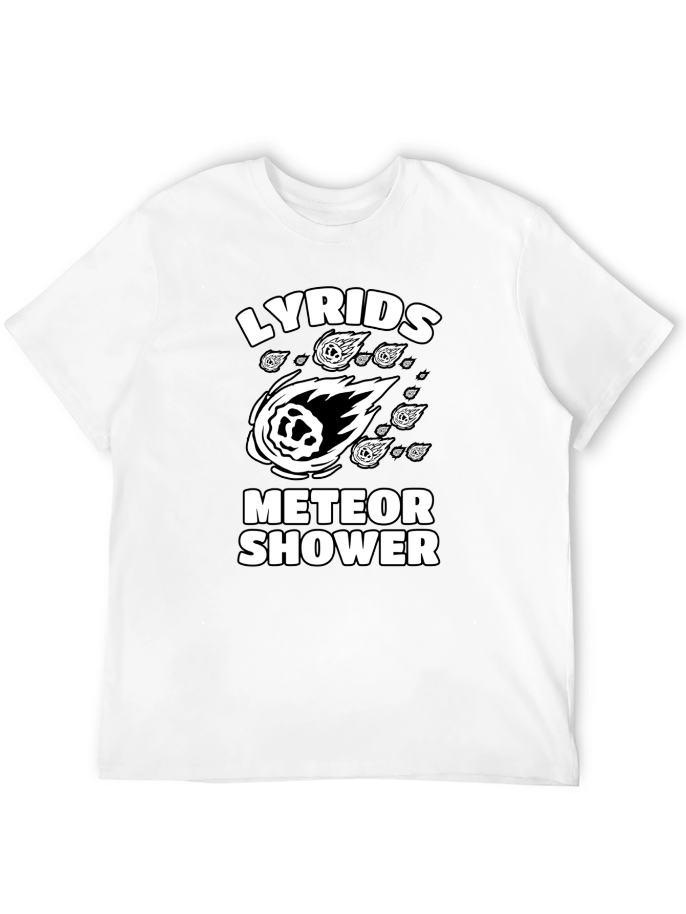 Lyrids Meteor Shower Graphic T-Shirt