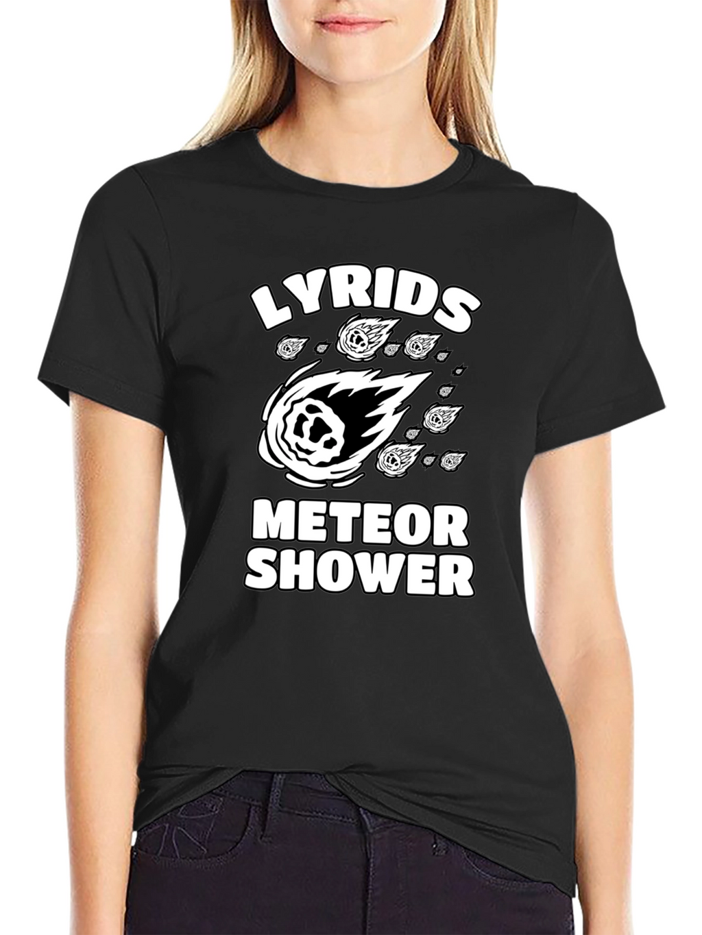 Lyrids Meteor Shower Graphic T-Shirt