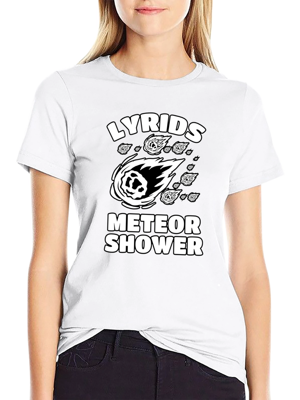 Lyrids Meteor Shower Graphic T-Shirt