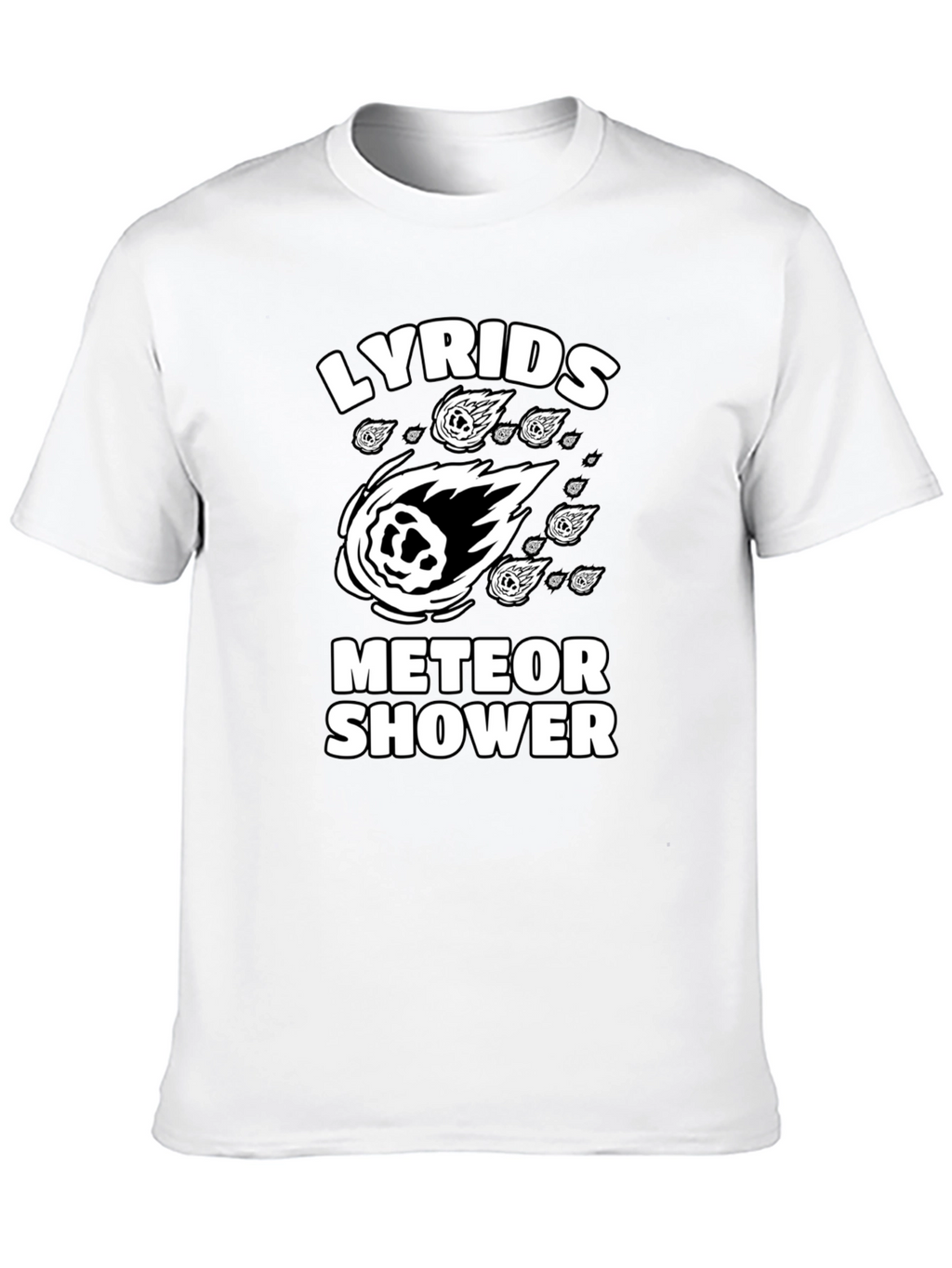 Lyrids Meteor Shower Graphic T-Shirt