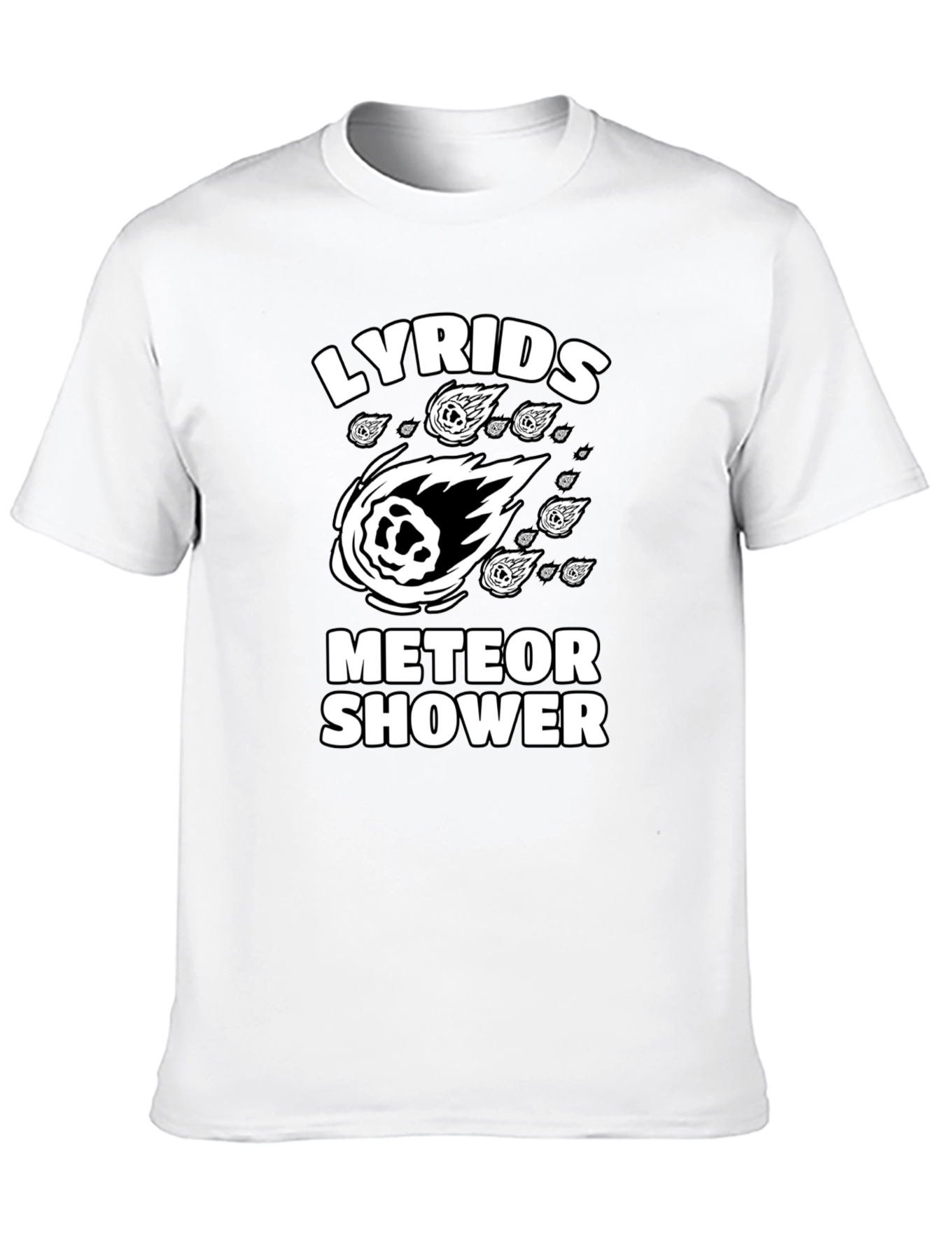 Lyrids Meteor Shower Graphic T-Shirt