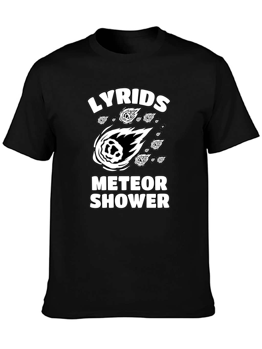 Lyrids Meteor Shower Graphic T-Shirt