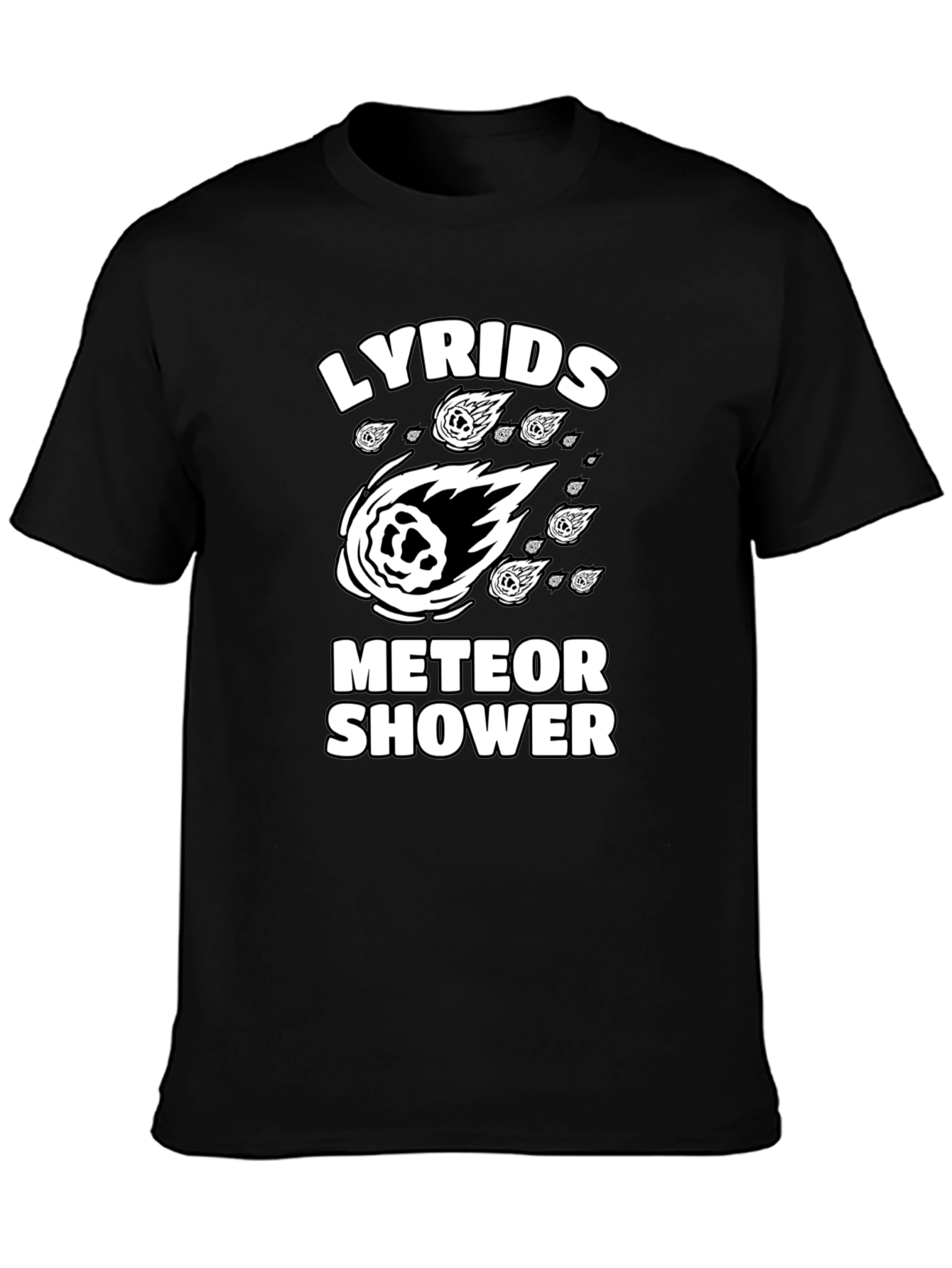 Lyrids Meteor Shower Graphic T-Shirt