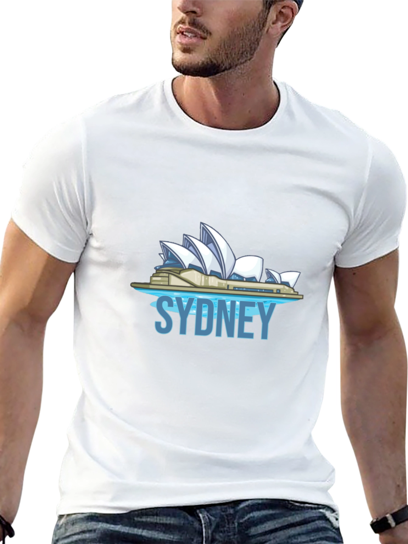 Sydney Opera House Graphic T-Shirt - Black