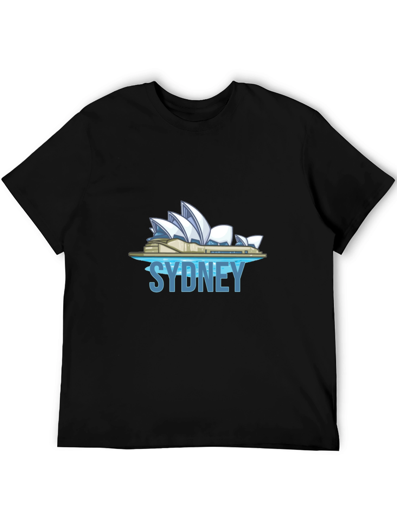 Sydney Opera House Graphic T-Shirt - Black