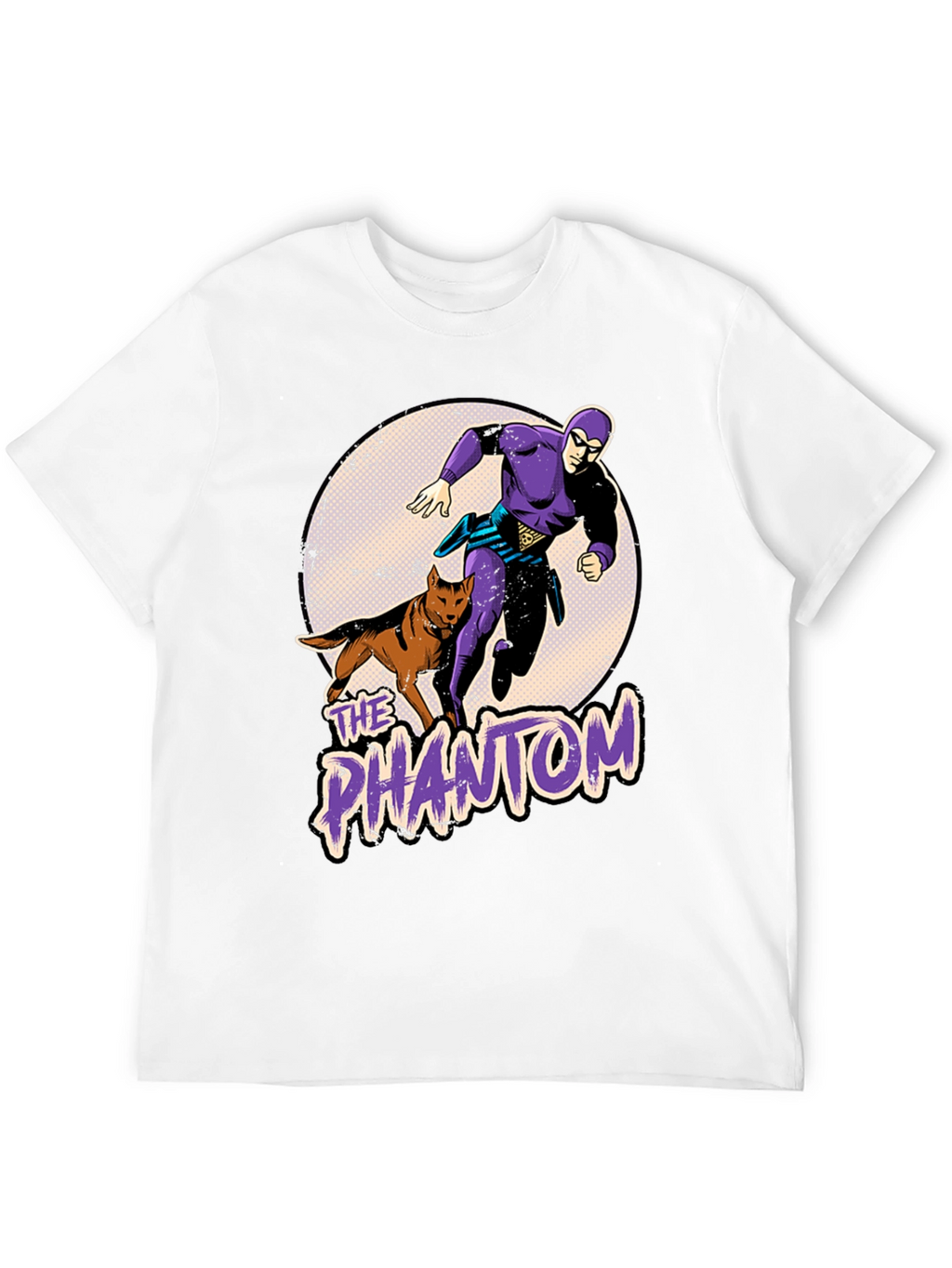 The Phantom Graphic T-Shirt: Retro Comic Style