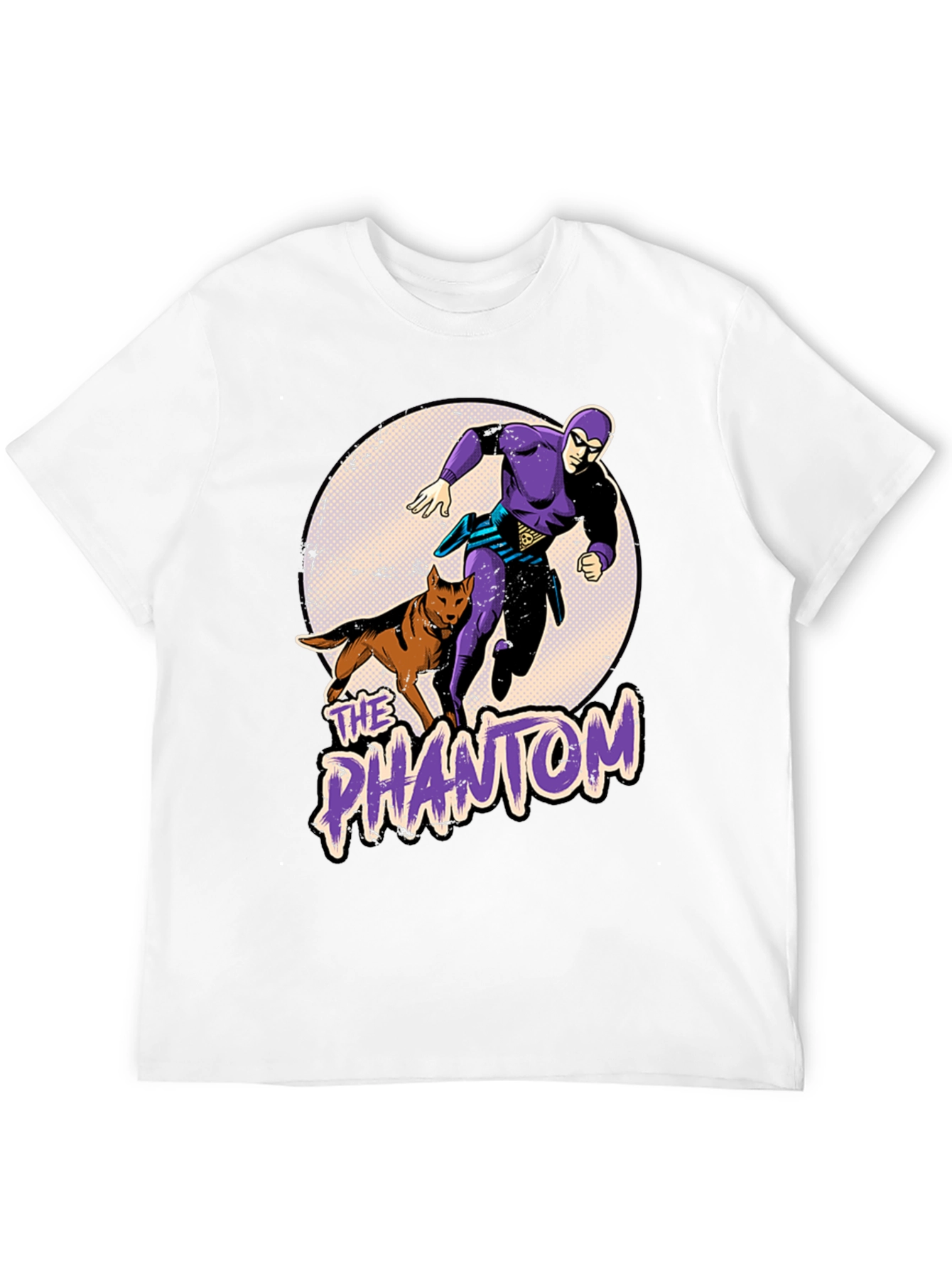 The Phantom Graphic T-Shirt: Retro Comic Style