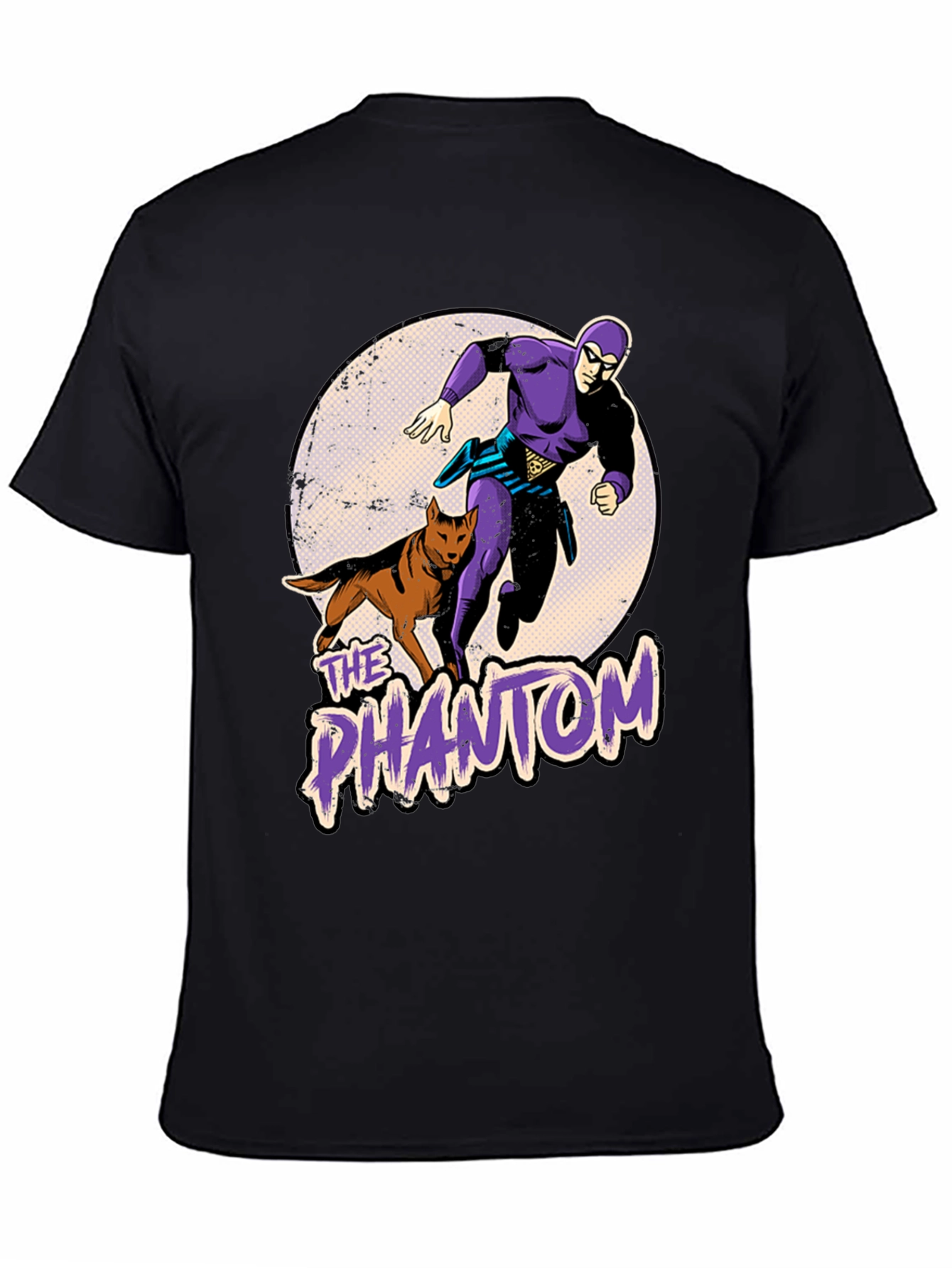 The Phantom Graphic T-Shirt: Retro Comic Style