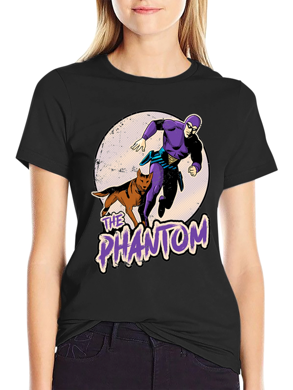 The Phantom Graphic T-Shirt: Retro Comic Style