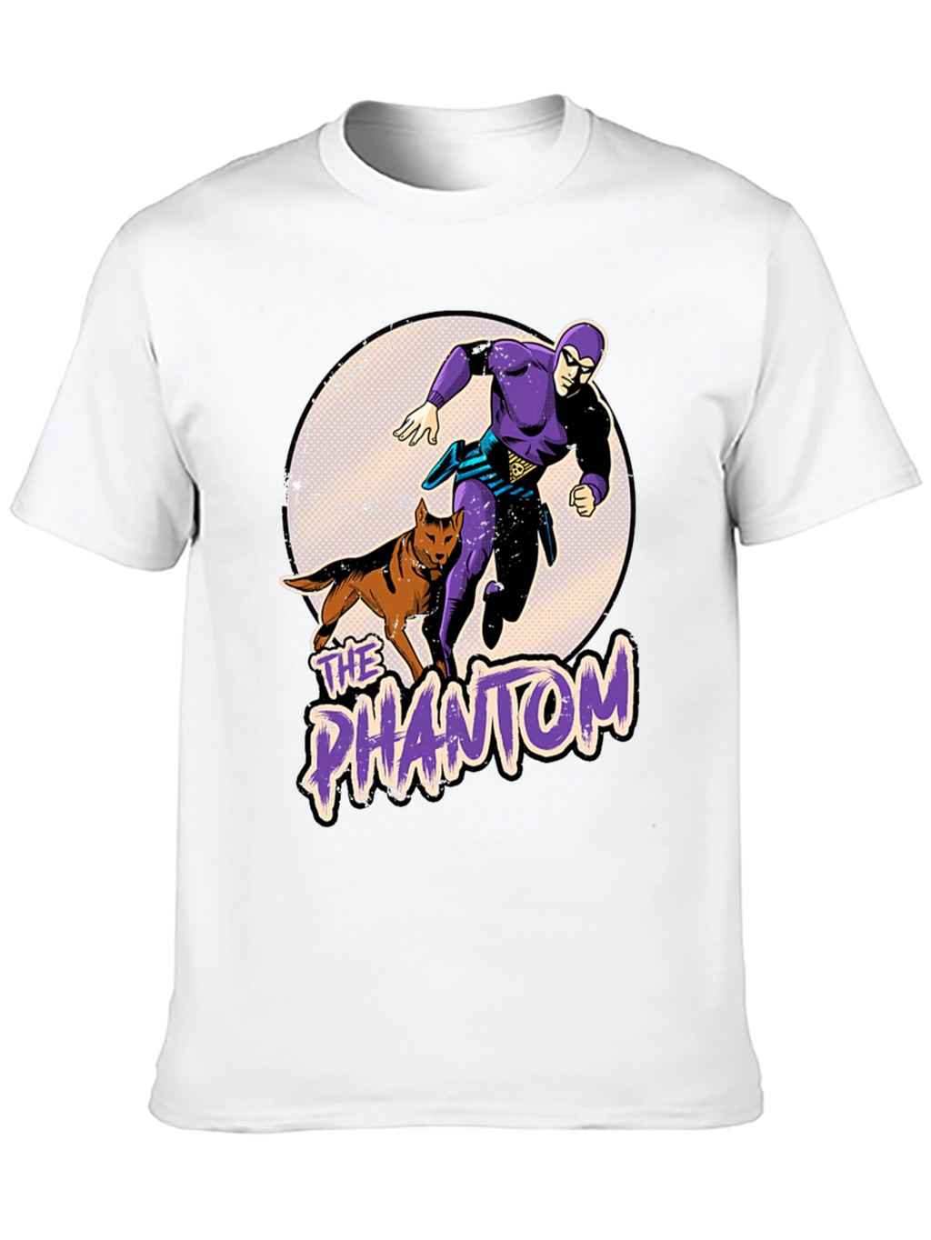 The Phantom Graphic T-Shirt: Retro Comic Style
