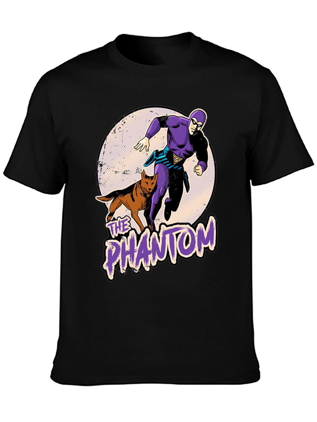 The Phantom Graphic T-Shirt: Retro Comic Style
