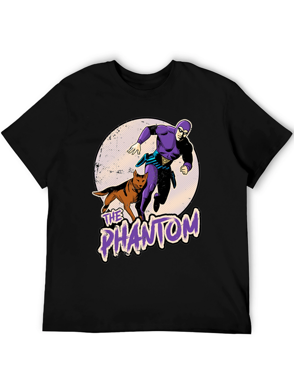The Phantom Graphic T-Shirt: Retro Comic Style