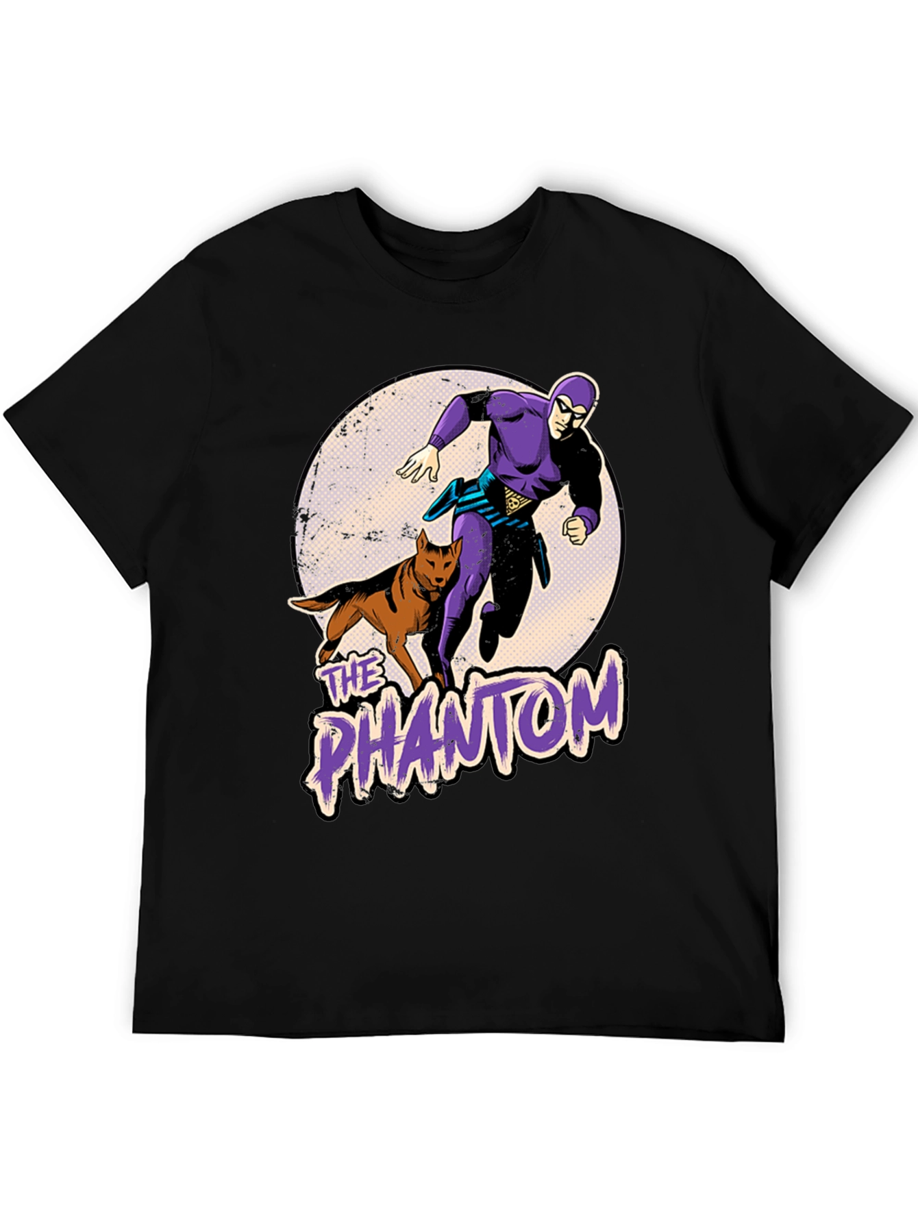 The Phantom Graphic T-Shirt: Retro Comic Style