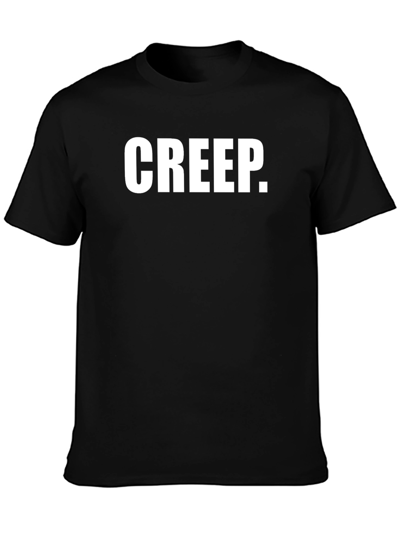 Creep Graphic Tee - Black Cotton Blend