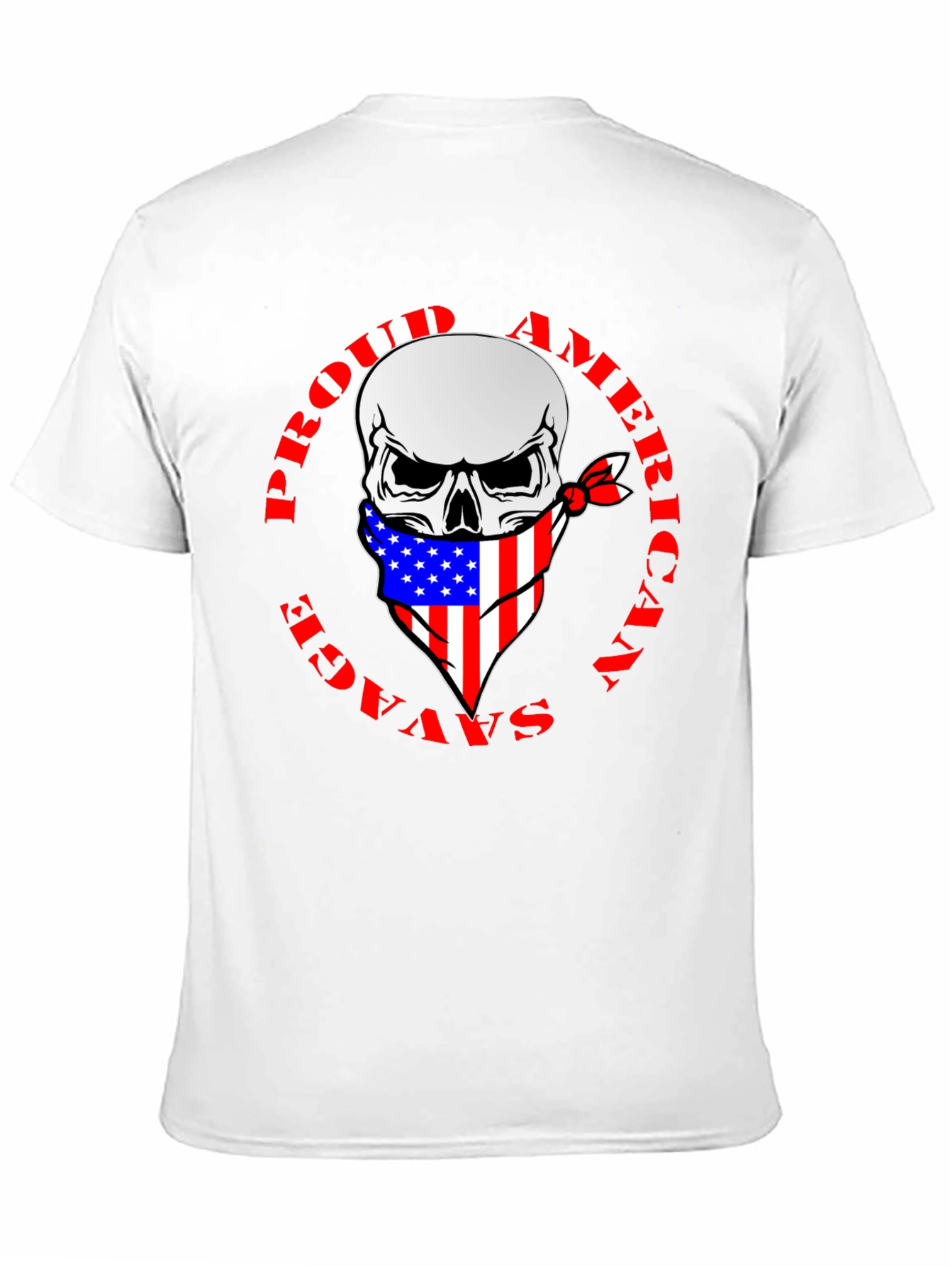 Proud American Savage Skull T-Shirt