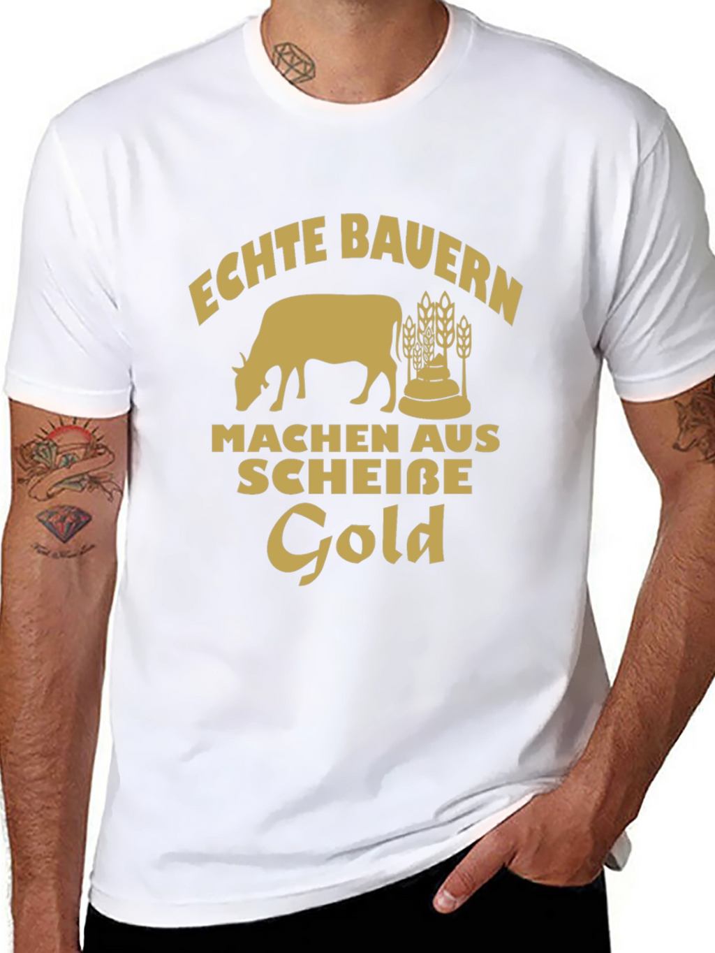 Echte Bauern T-Shirt - Funny German Farmer Tee