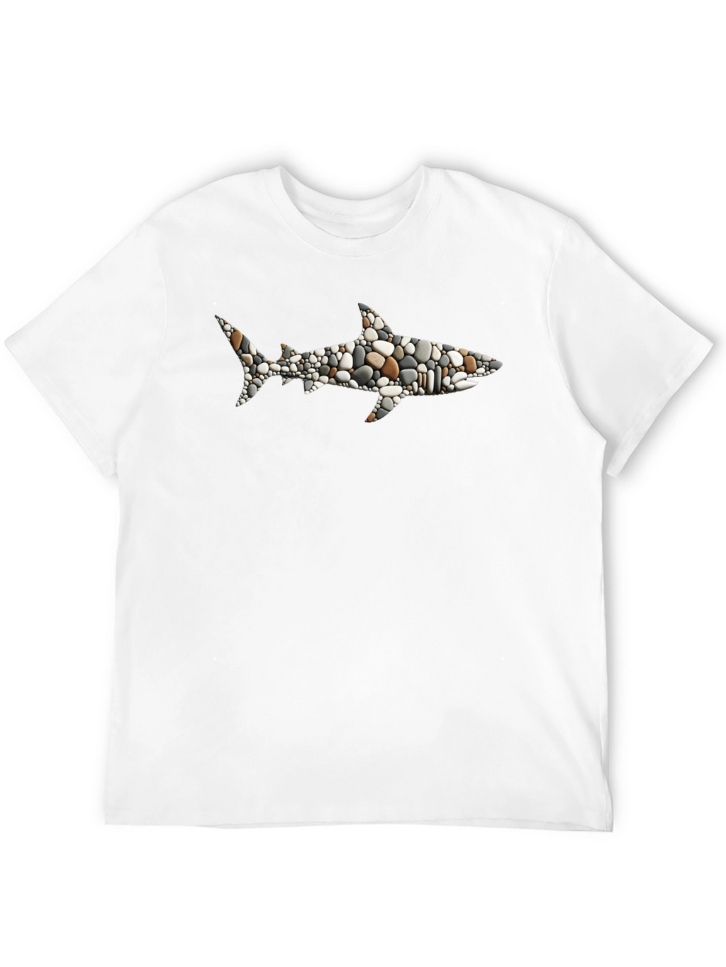 Stone Shark Graphic T-Shirt - Black