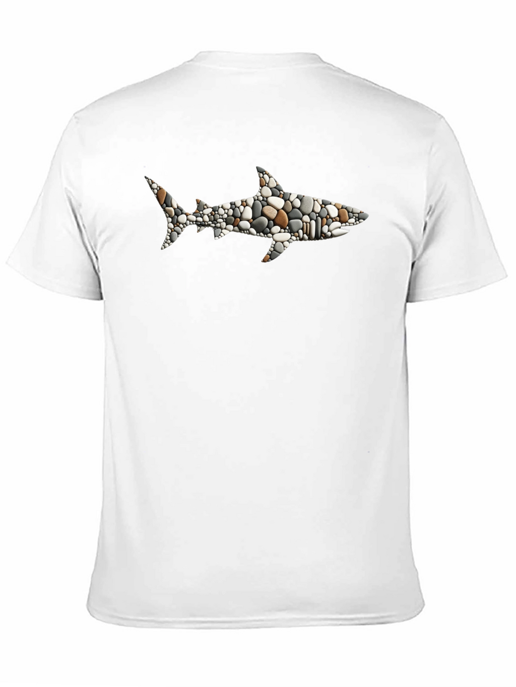 Stone Shark Graphic T-Shirt - Black