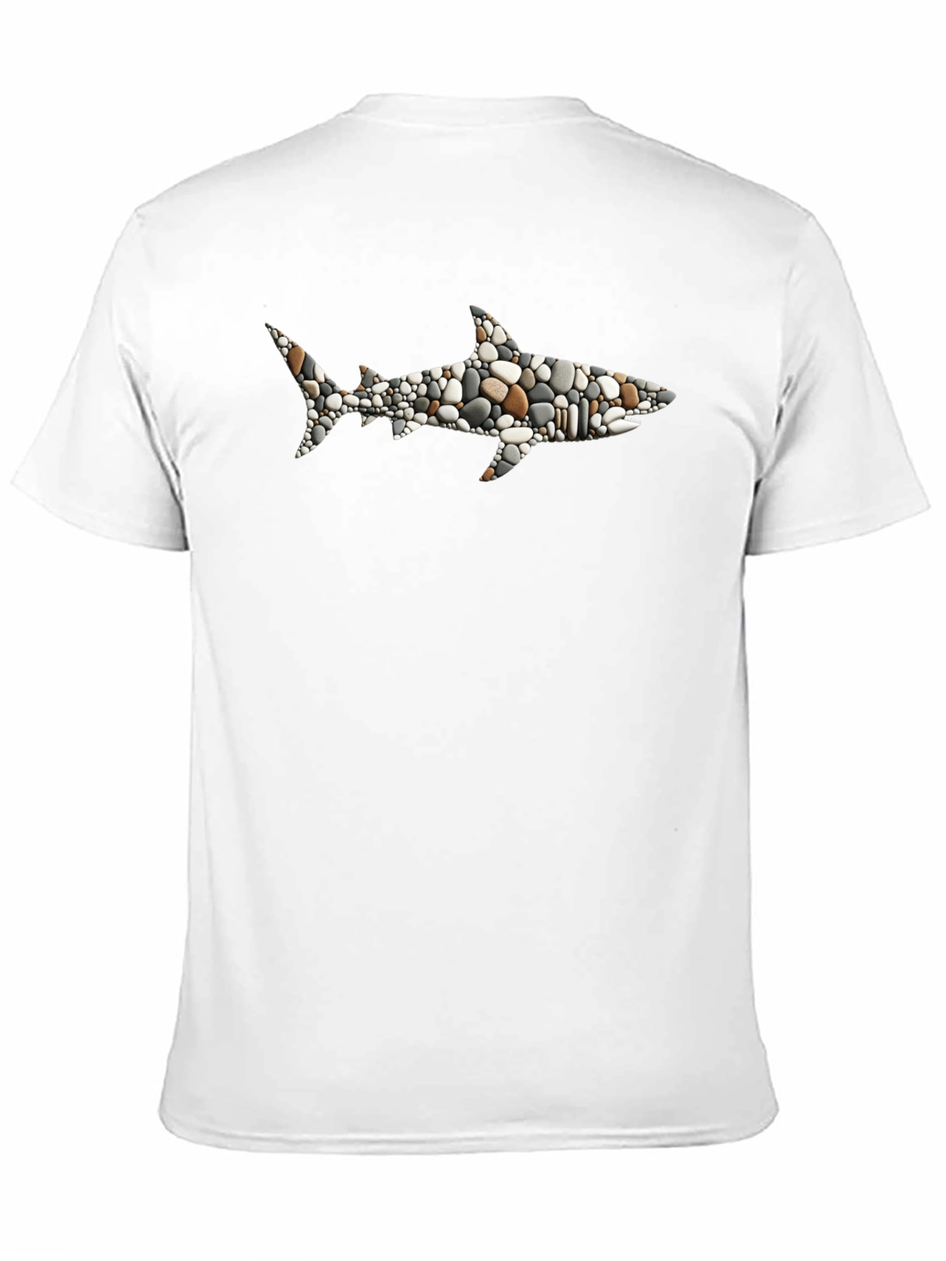 Stone Shark Graphic T-Shirt - Black