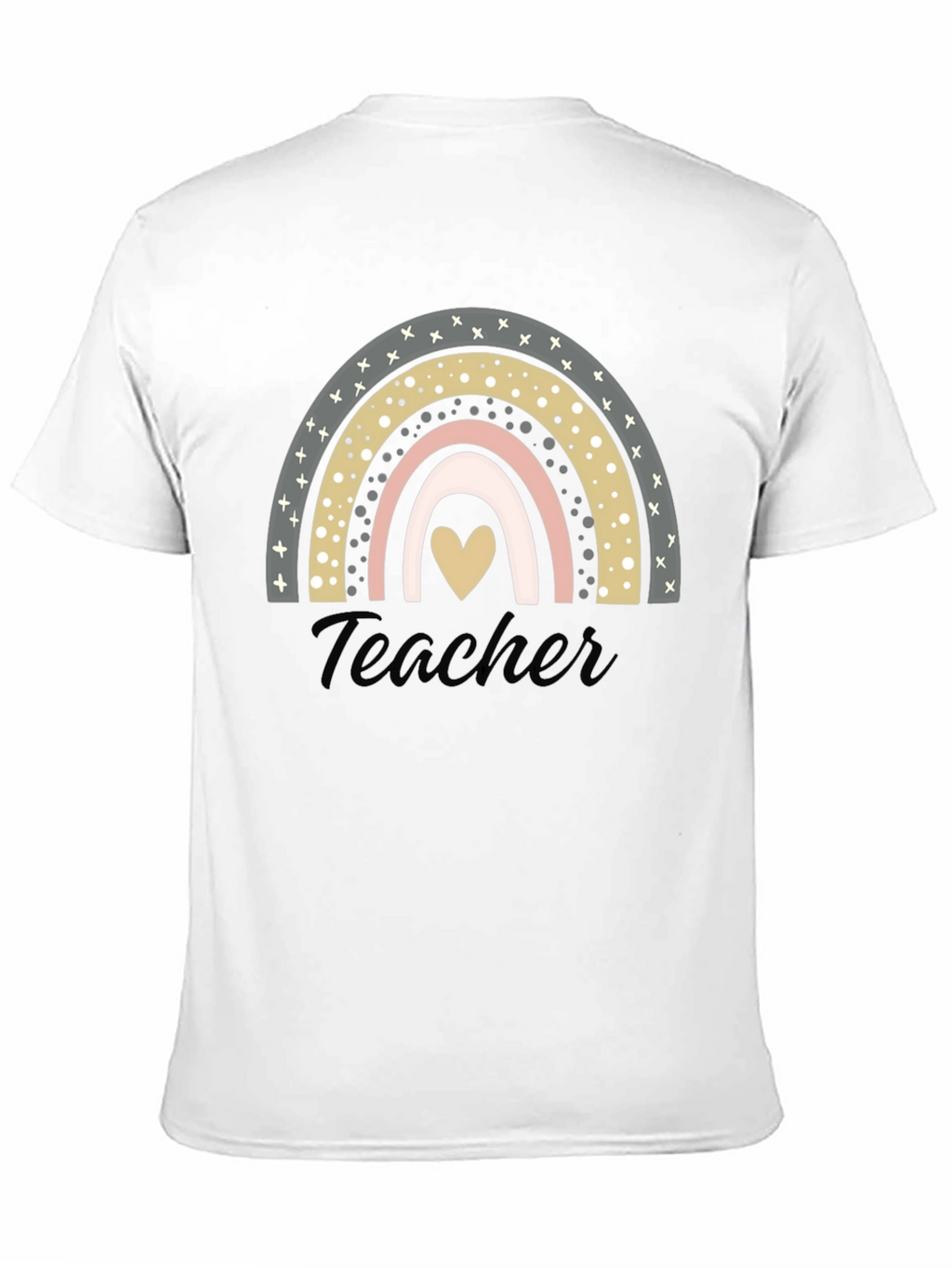 Teacher Rainbow Heart T-Shirt - Unisex