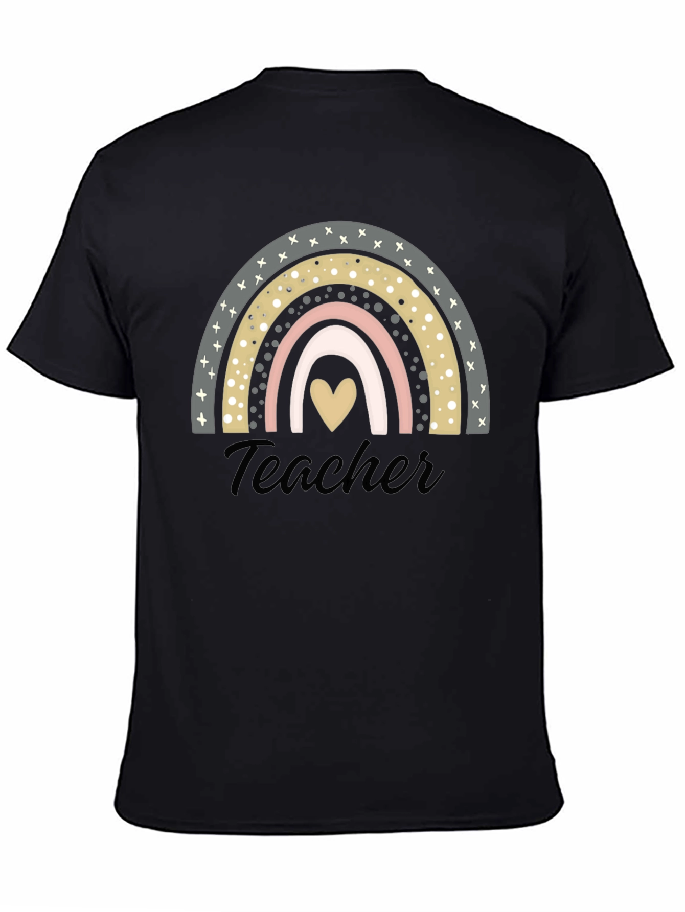 Teacher Rainbow Heart T-Shirt - Unisex