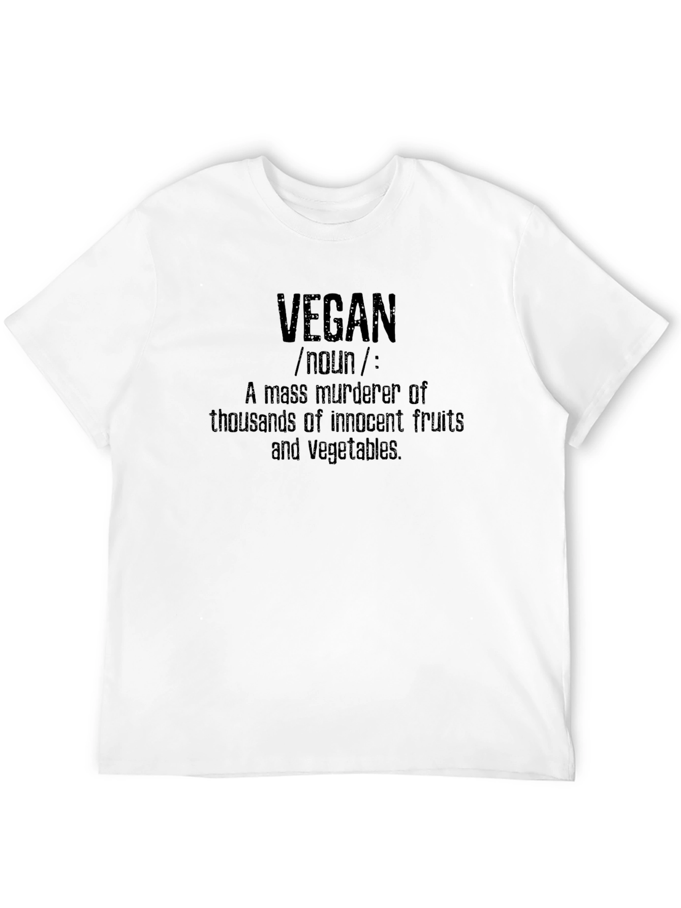 Vegan Definition T-Shirt - Humorous Vegan Apparel