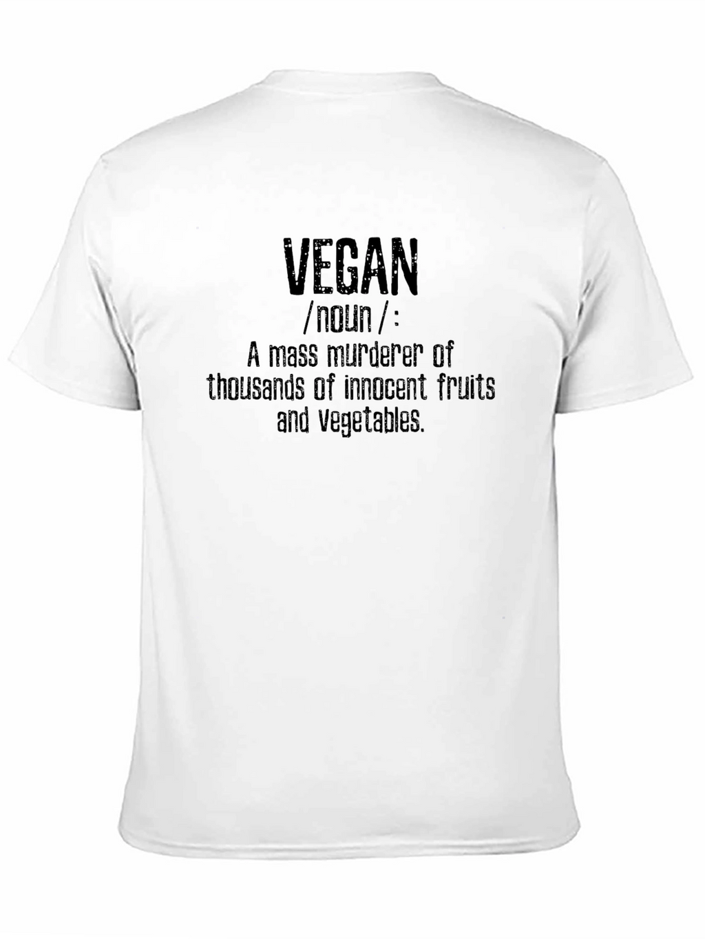 Vegan Definition T-Shirt - Humorous Vegan Apparel