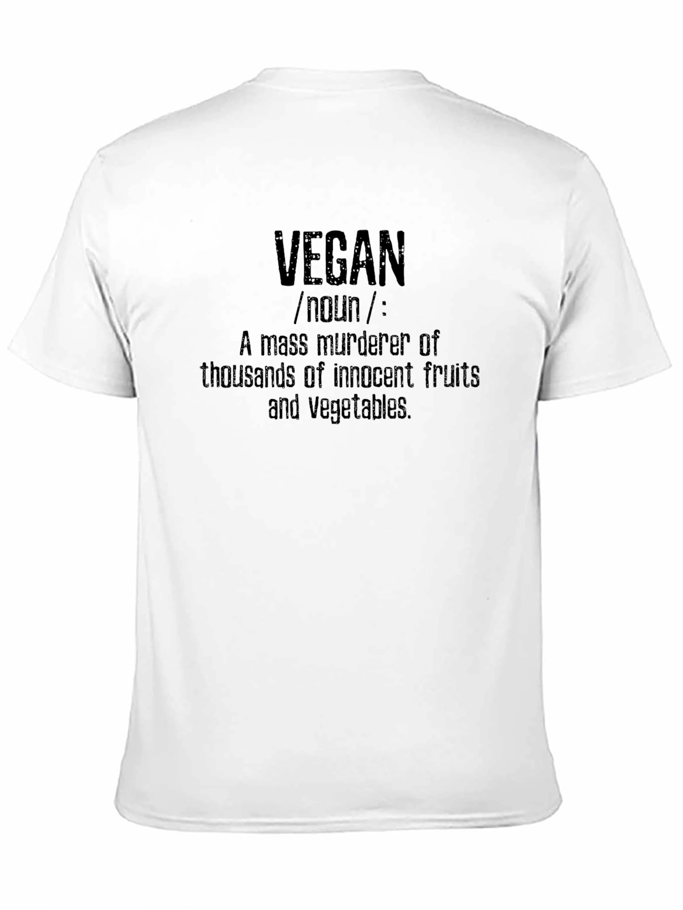 Vegan Definition T-Shirt - Humorous Vegan Apparel