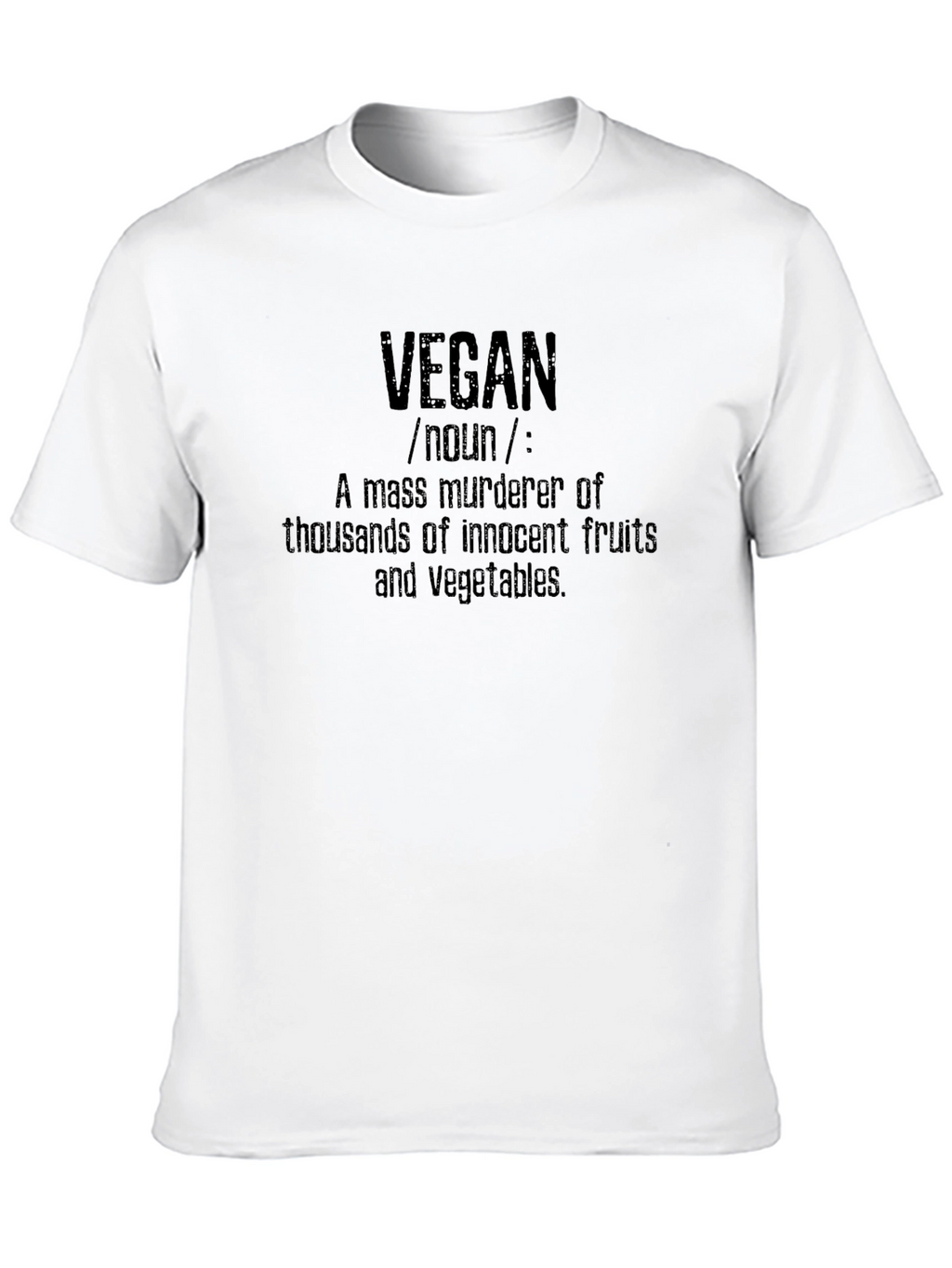 Vegan Definition T-Shirt - Humorous Vegan Apparel