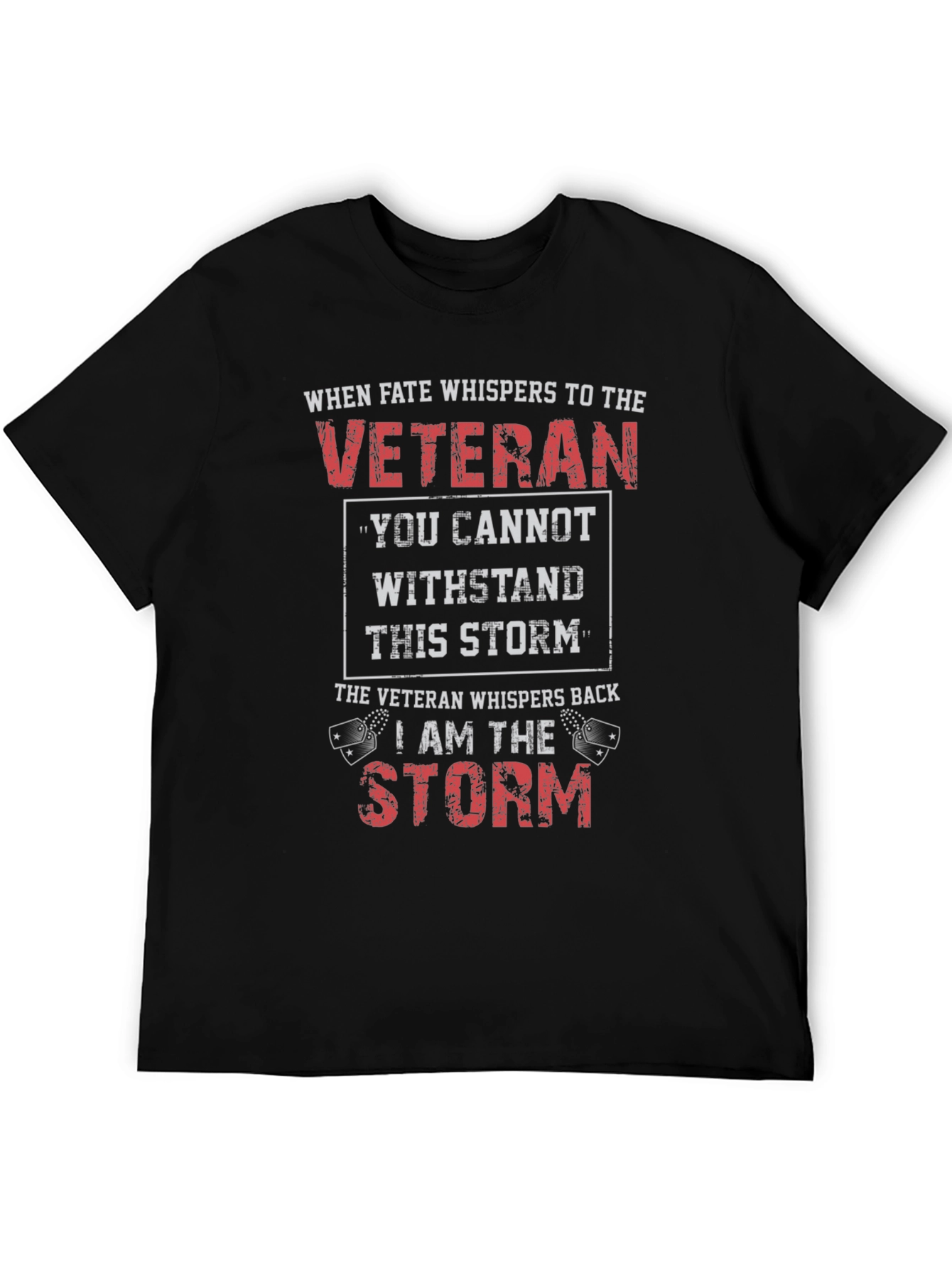 Veteran T-Shirt: I Am The Storm