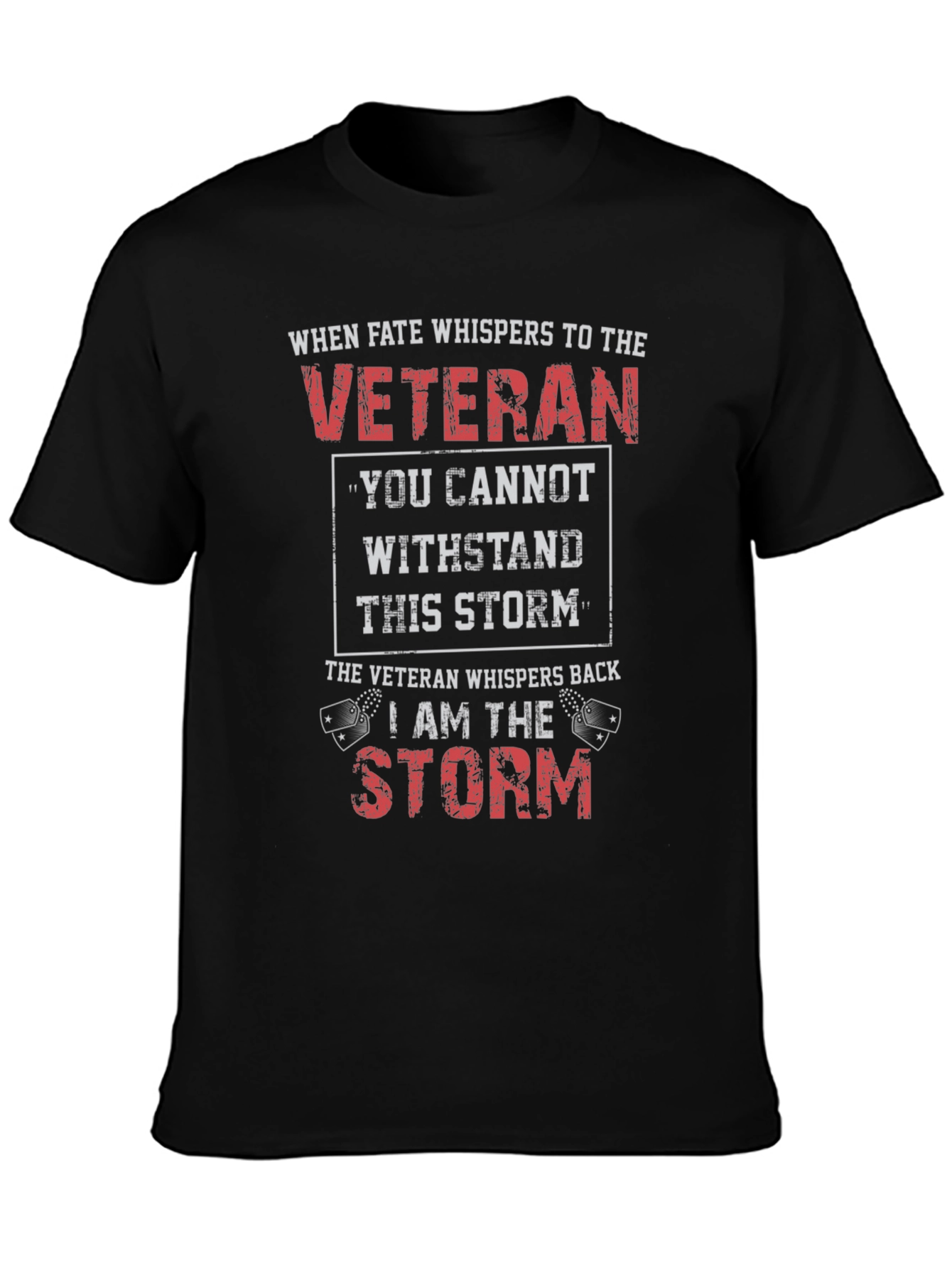 Veteran T-Shirt: I Am The Storm