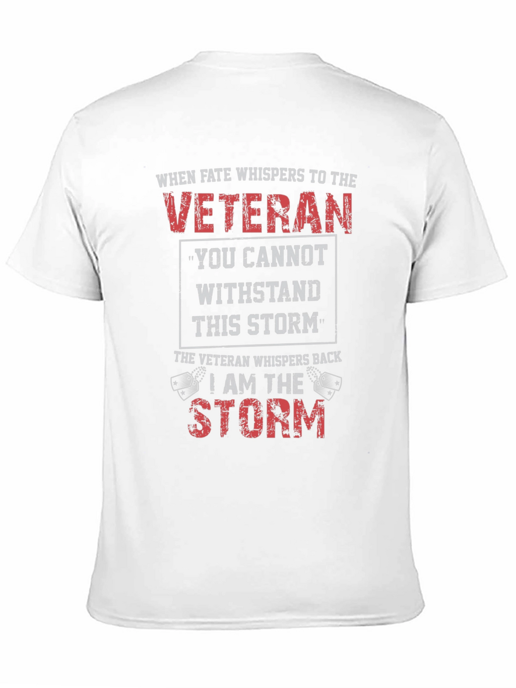 Veteran T-Shirt: I Am The Storm