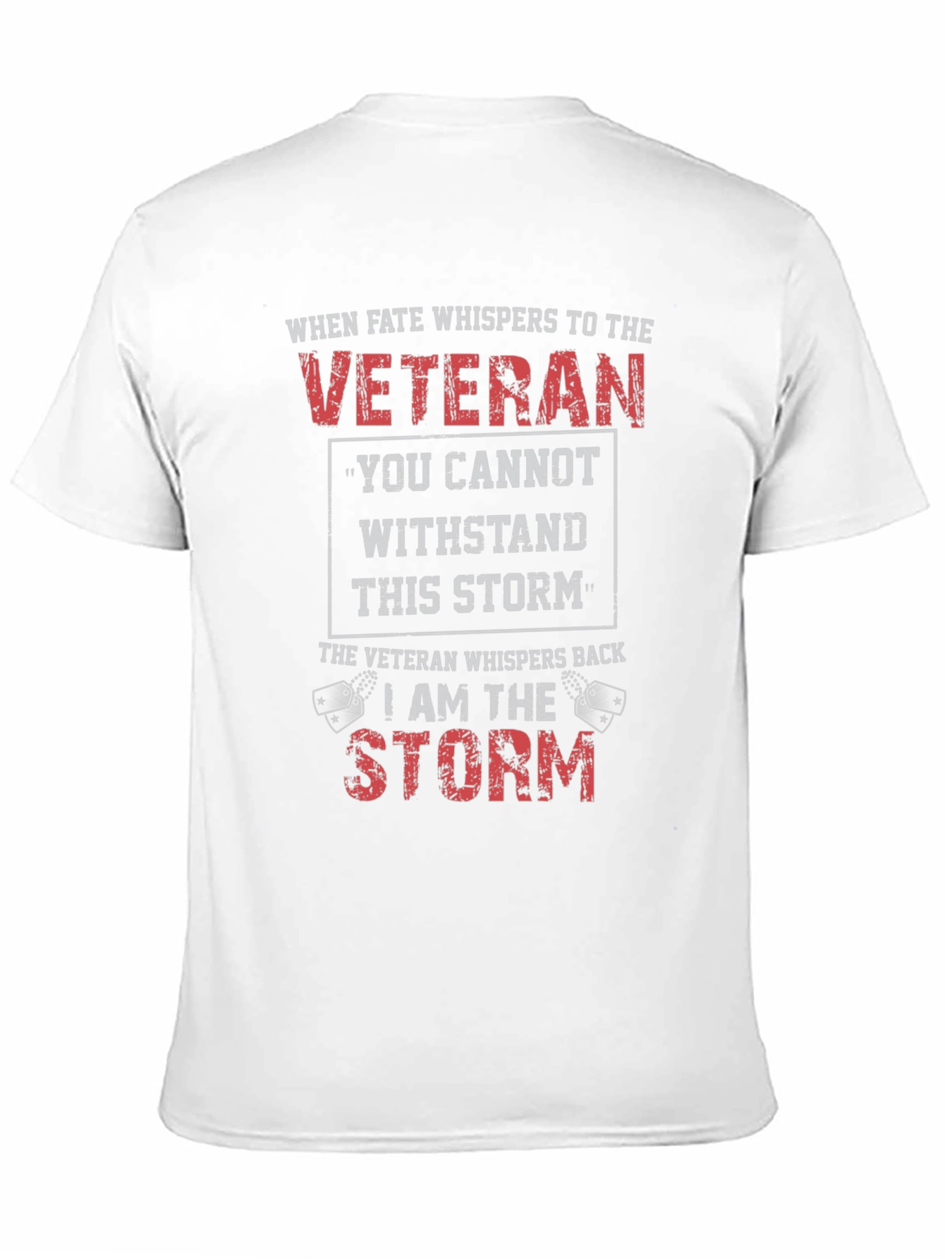 Veteran T-Shirt: I Am The Storm