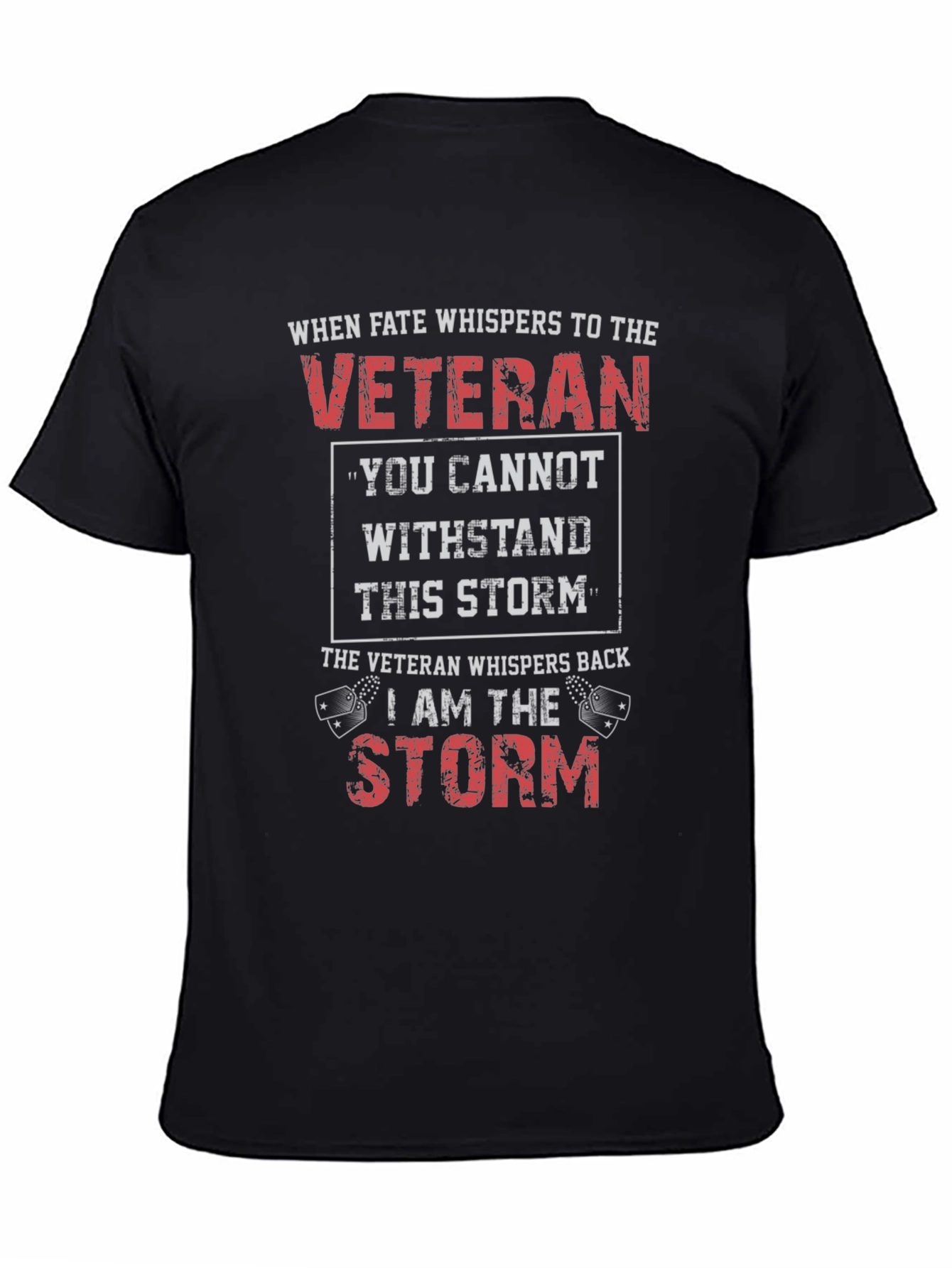 Veteran T-Shirt: I Am The Storm