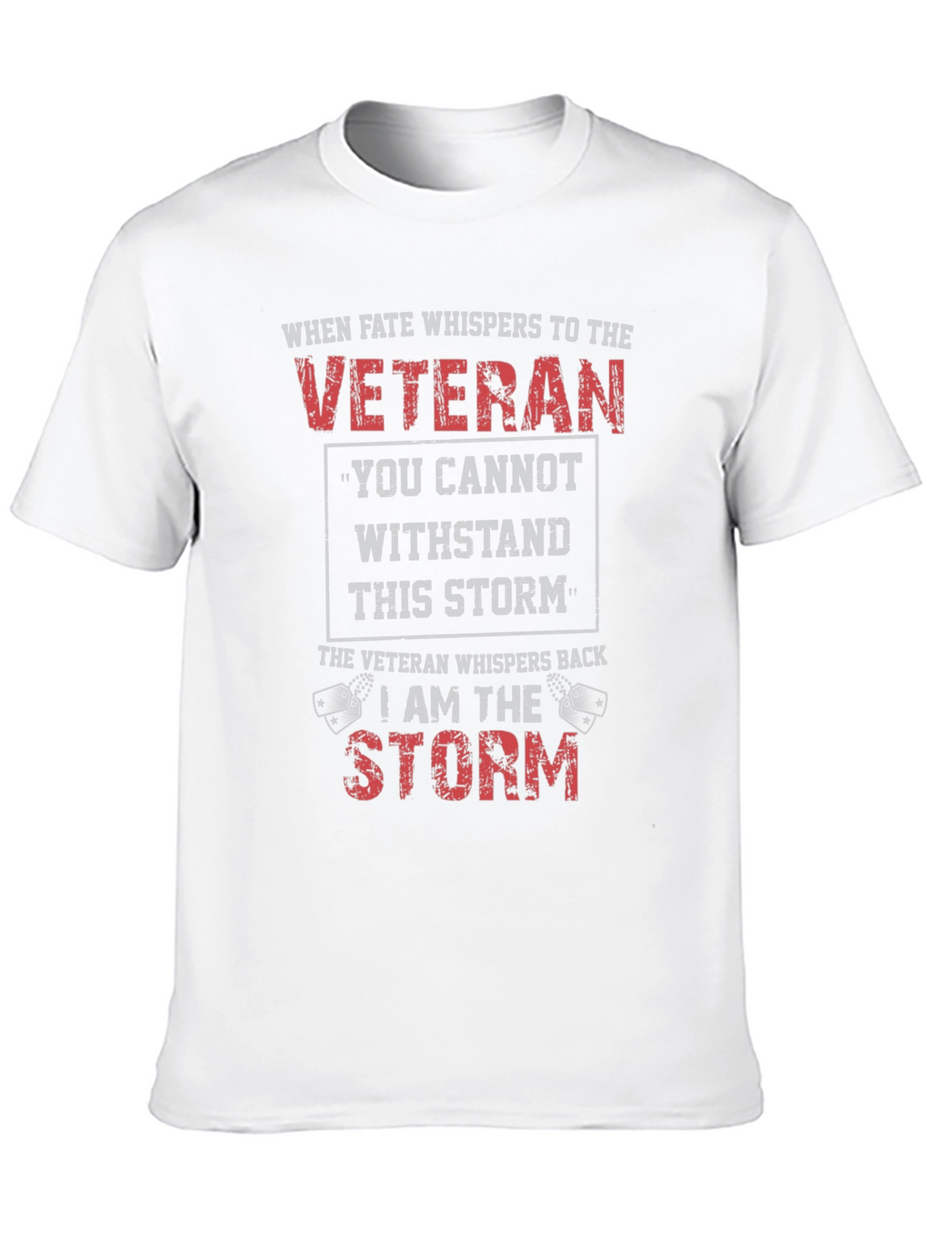 Veteran T-Shirt: I Am The Storm