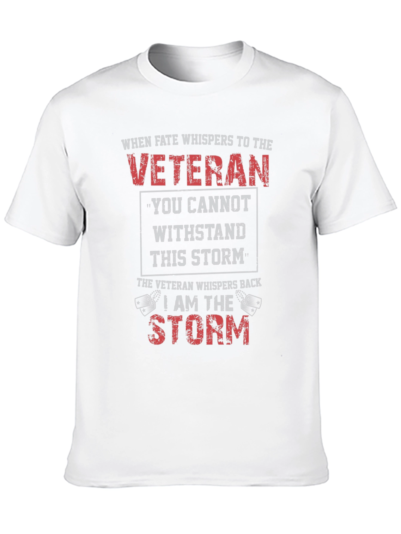 Veteran T-Shirt: I Am The Storm