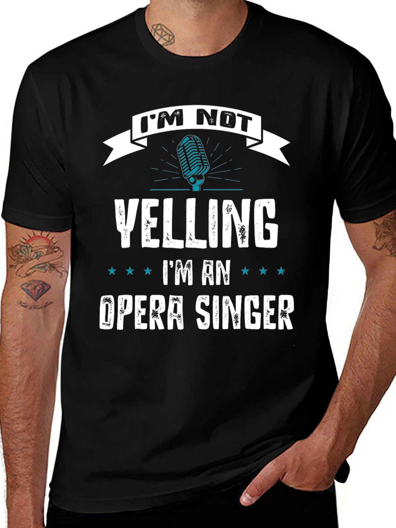 Opera Singer T-Shirt - Im Not Yelling Funny Gift