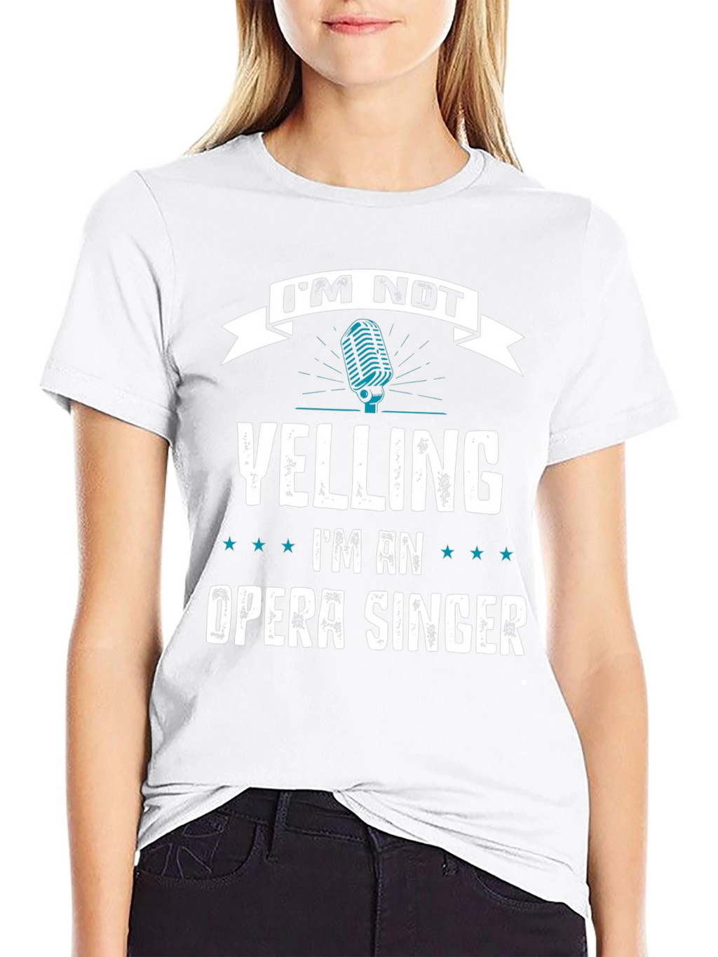 Opera Singer T-Shirt - Im Not Yelling Funny Gift