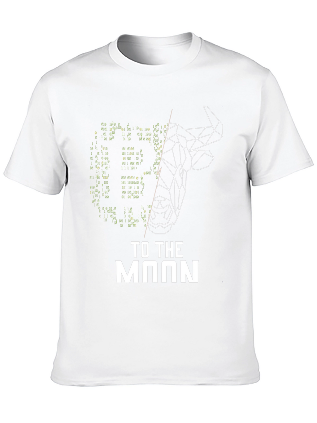 Bitcoin Bull To The Moon Black T-Shirt