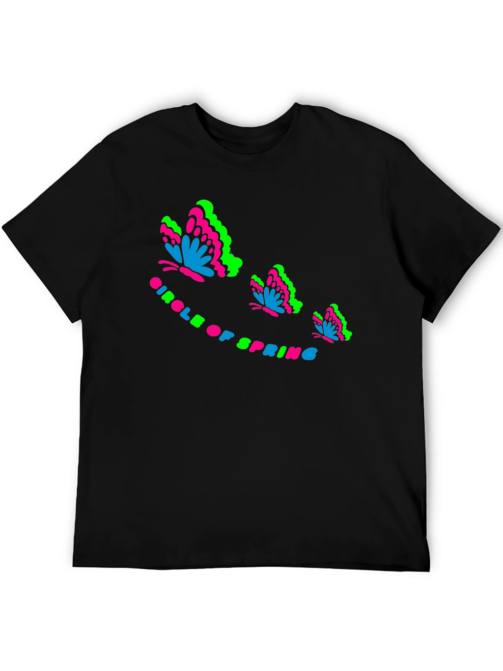 Circle of Spring Butterfly Graphic Tee