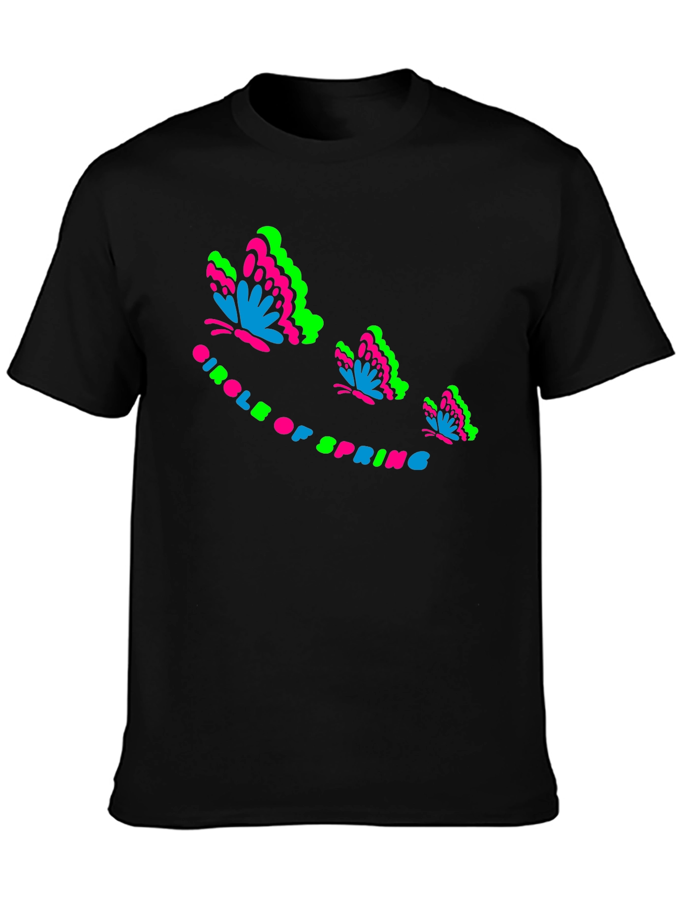 Circle of Spring Butterfly Graphic Tee
